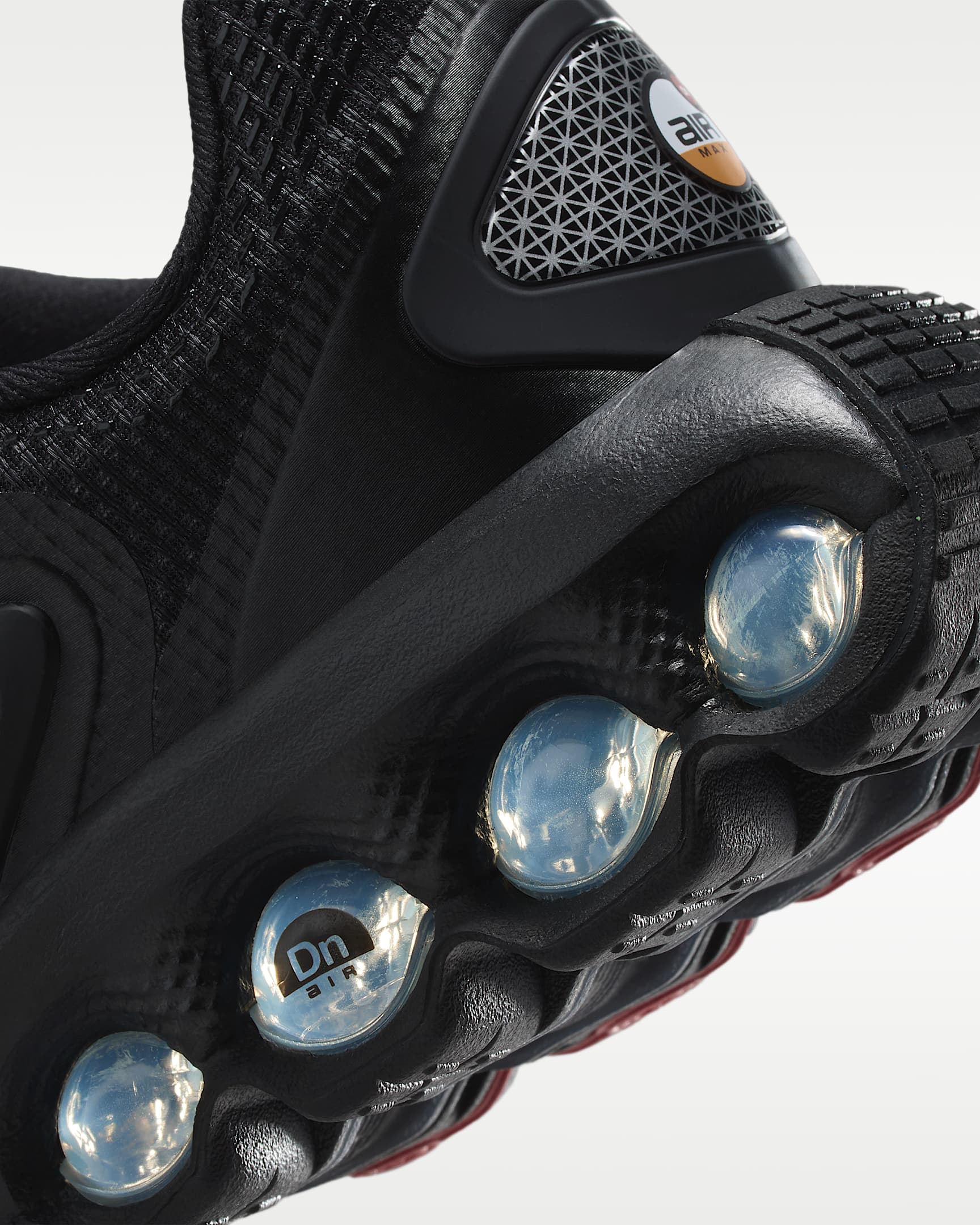 Tenis para niños grandes Nike Air Max Dn - Negro/Negro/Gris oscuro metálico/Negro