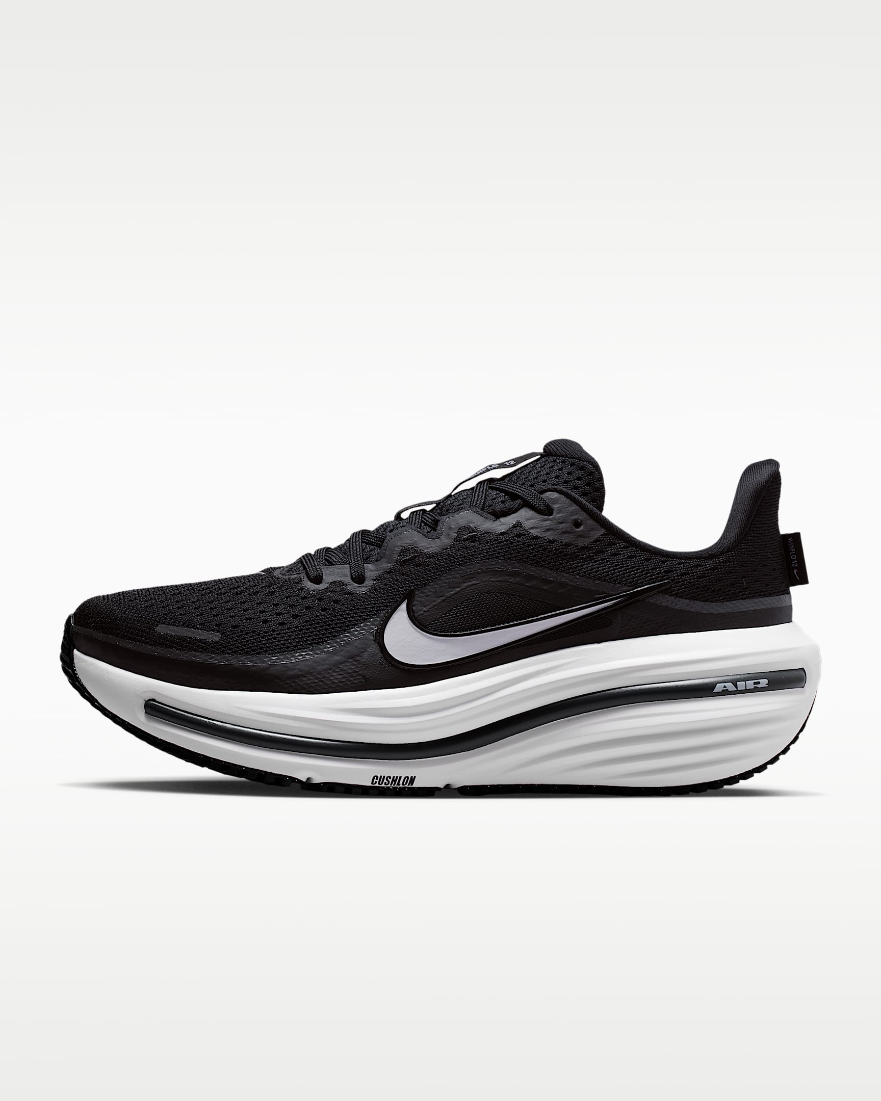 Nike Winflo 12 Straßenlaufschuh (Damen) - Schwarz/Dark Smoke Grey/Weiß