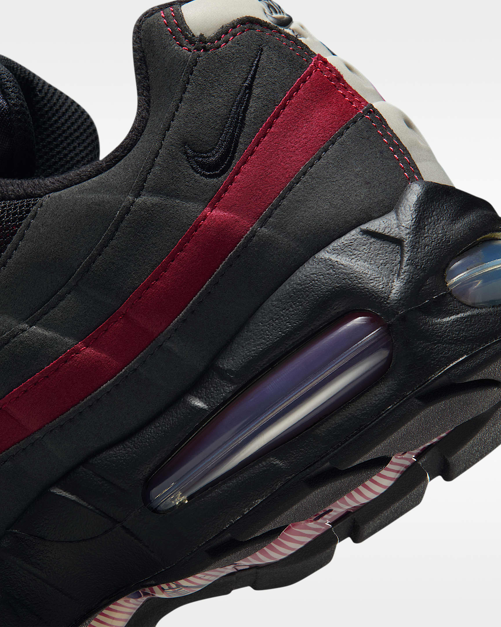 Nike Air Max 95 Big Bubble "OG" Men's Shoes - Black/Team Crimson/Wolf Grey/Black