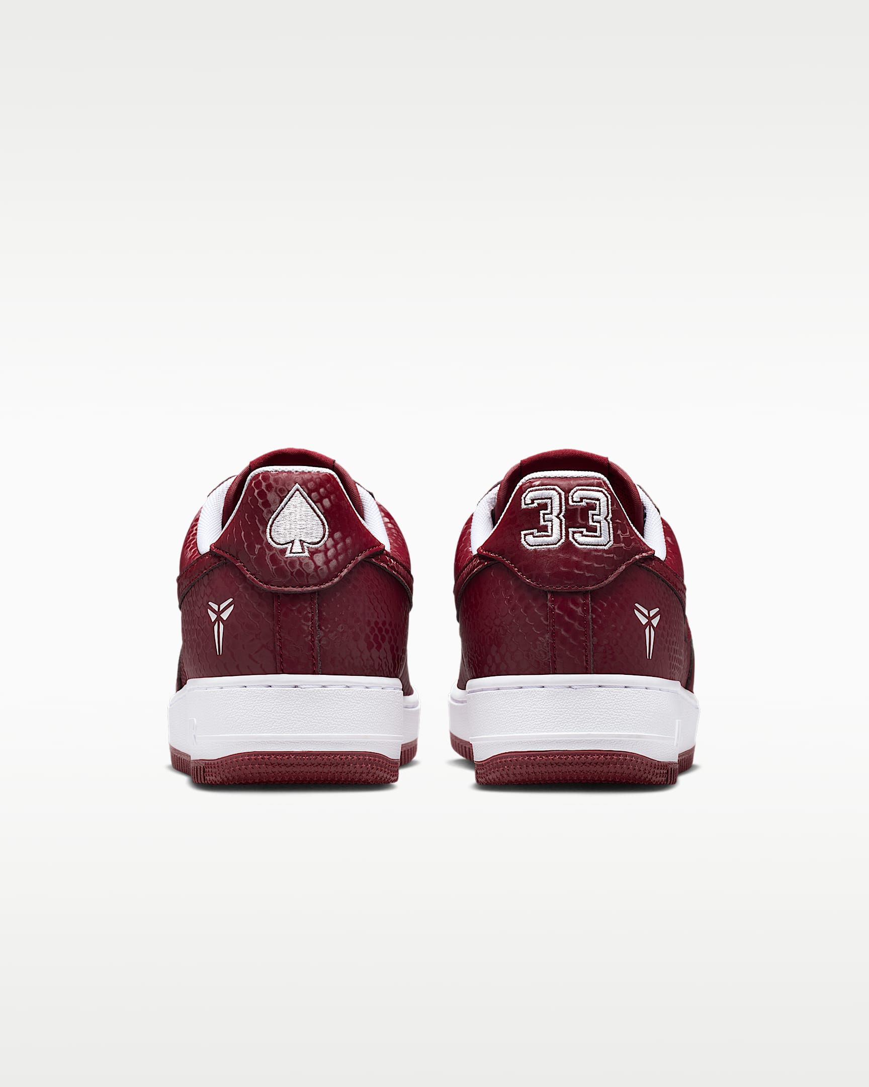 Kobe Air Force 1 Low Men's Shoes - Team Red/White