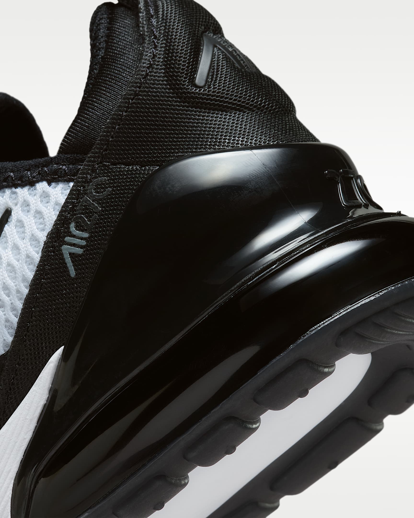 Nike Air Max 270 Younger Kids' Shoes - Black/White/Cool Grey/Black