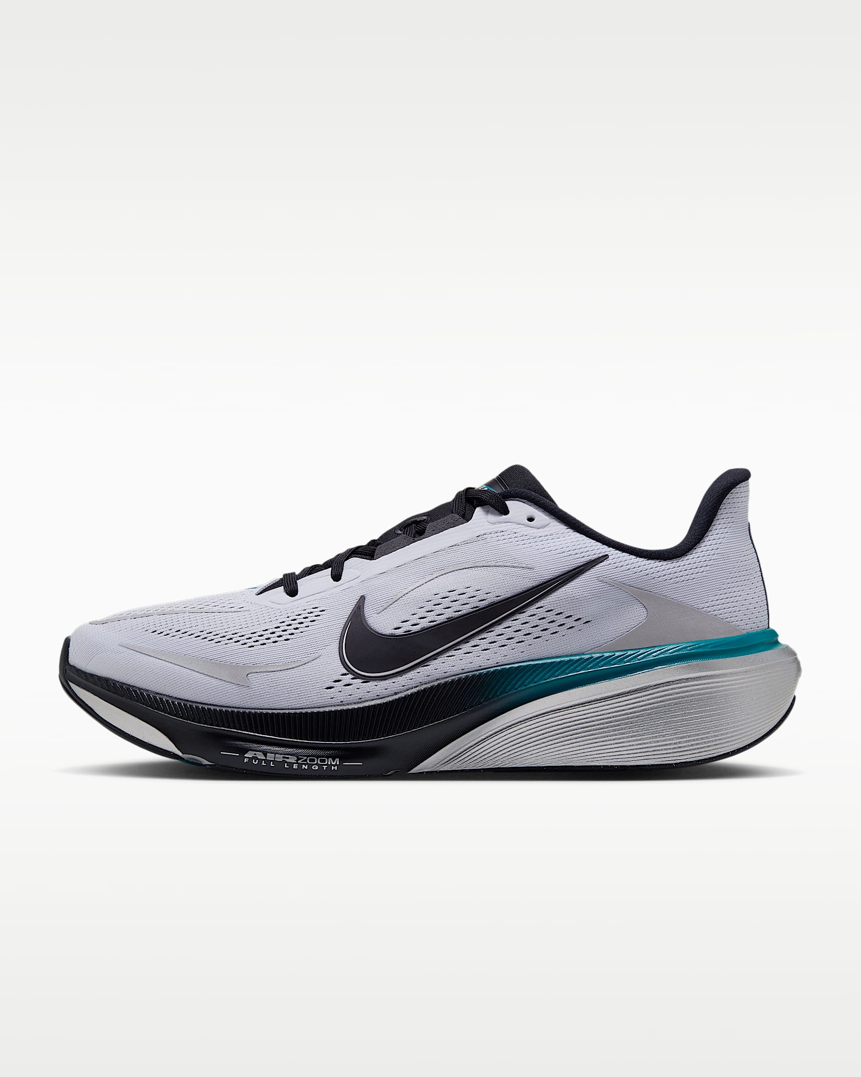 Nike Pegasus 42 Straßenlaufschuh für Herren - Football Grey/Bright Spruce/Metallic Silver/Schwarz