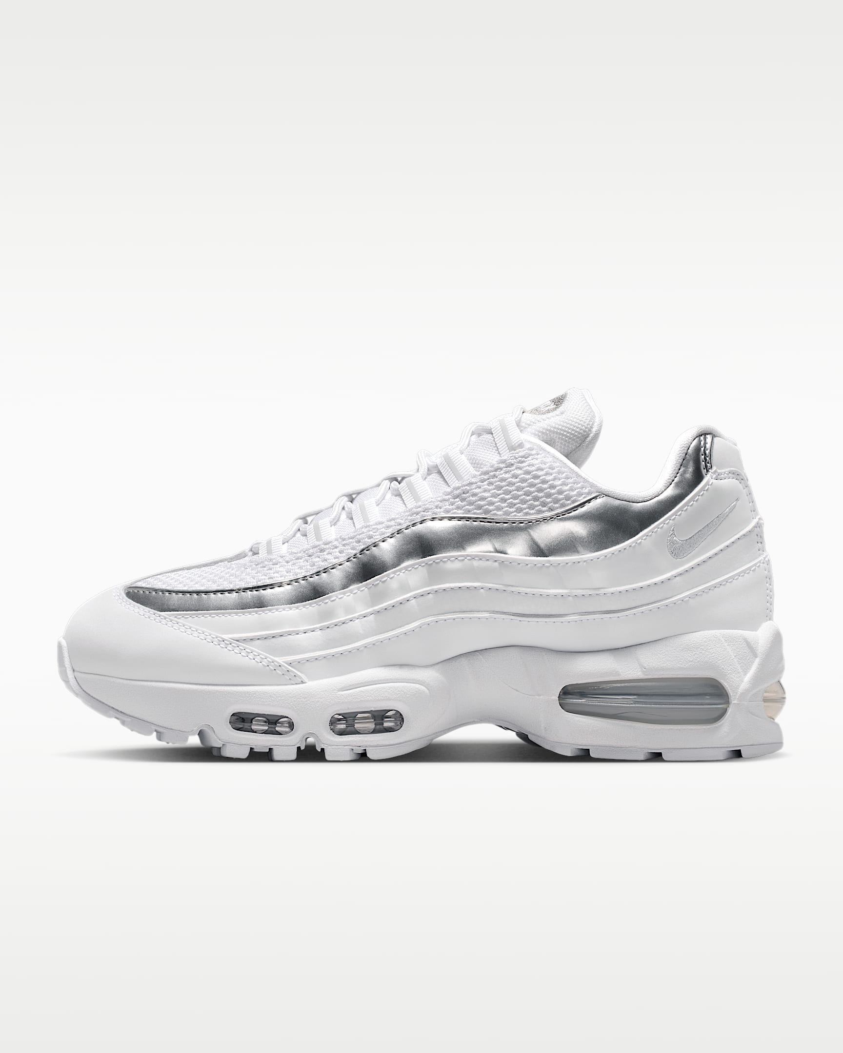 Chaussures Nike Air Max 95 SE pour femme - Blanc/Light Charcoal/Metallic Silver/Pure Platinum
