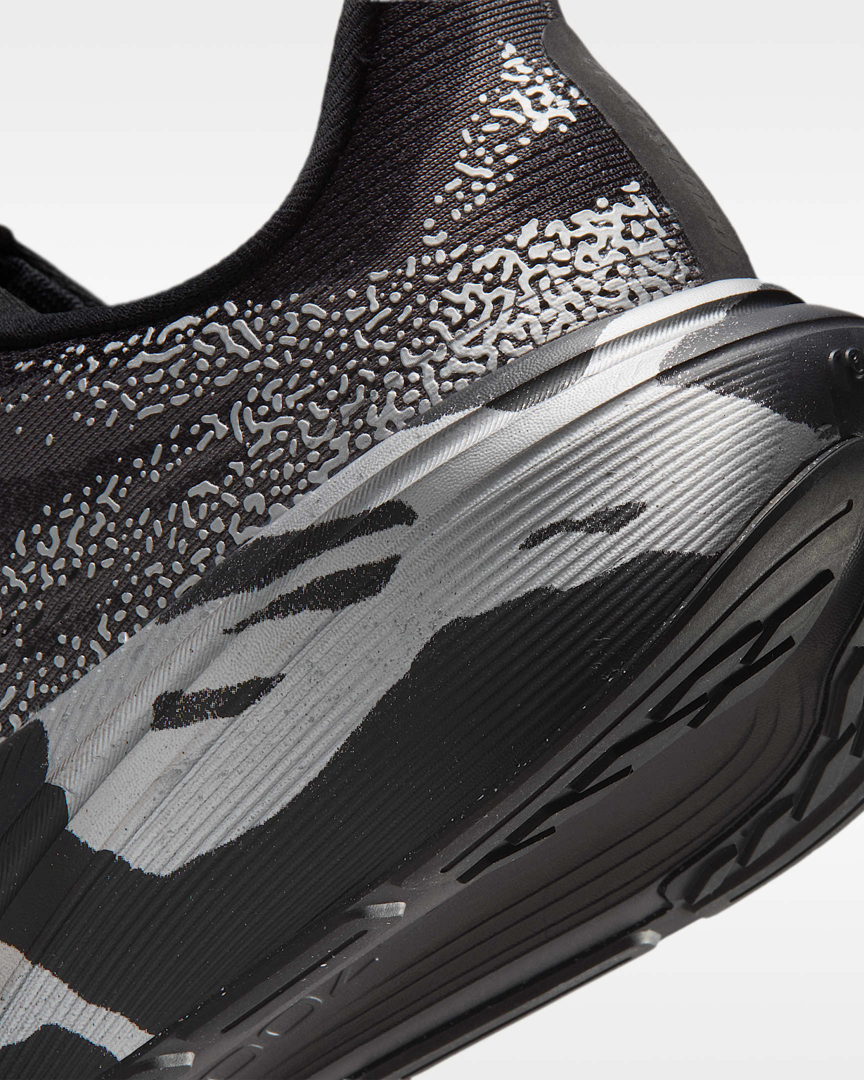 Nike Pegasus 42 Men's Road-Running Shoes - Black/Medium Ash/Metallic Silver/Black