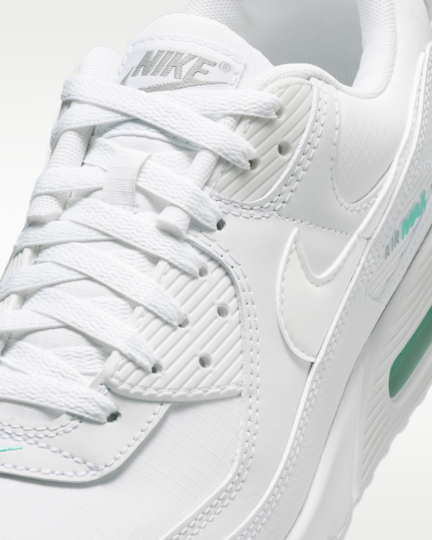 Nike Air Max 90 Schuh (Herren) - Weiß/Hyper Turquoise/Photon Dust