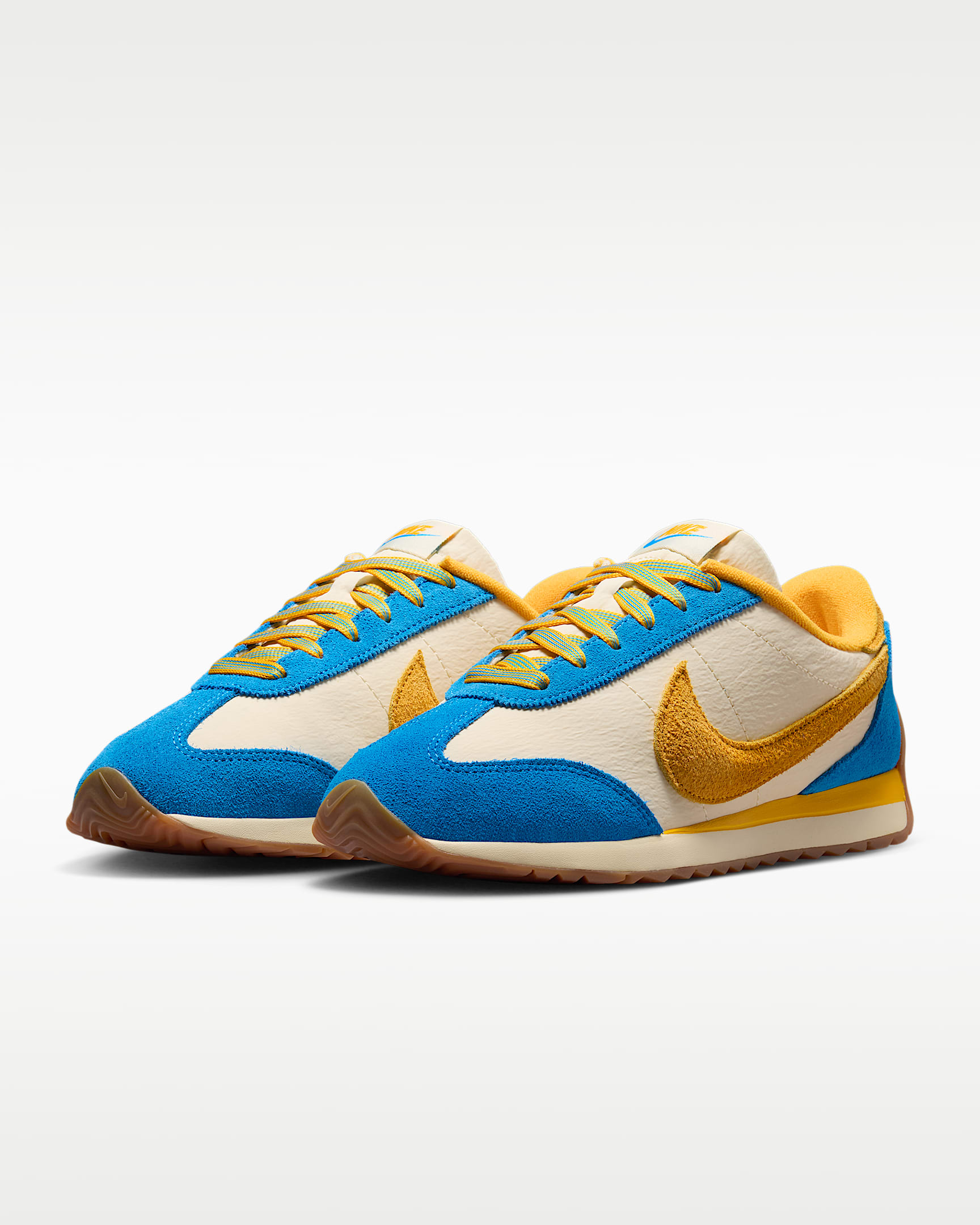 Nike Pacific "Game Day"  Women's Shoes - Coconut Milk/Photo Blue/Gum Medium Brown/University Gold
