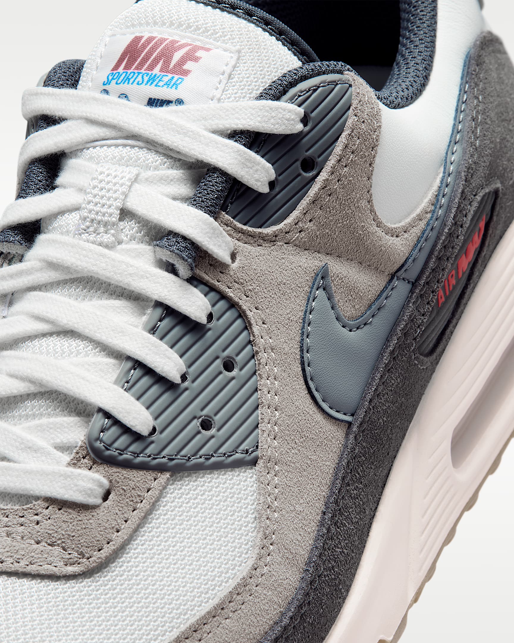 Nike Air Max 90 Premium Men's Shoes - Summit White/College Grey/Anthracite/Particle Grey