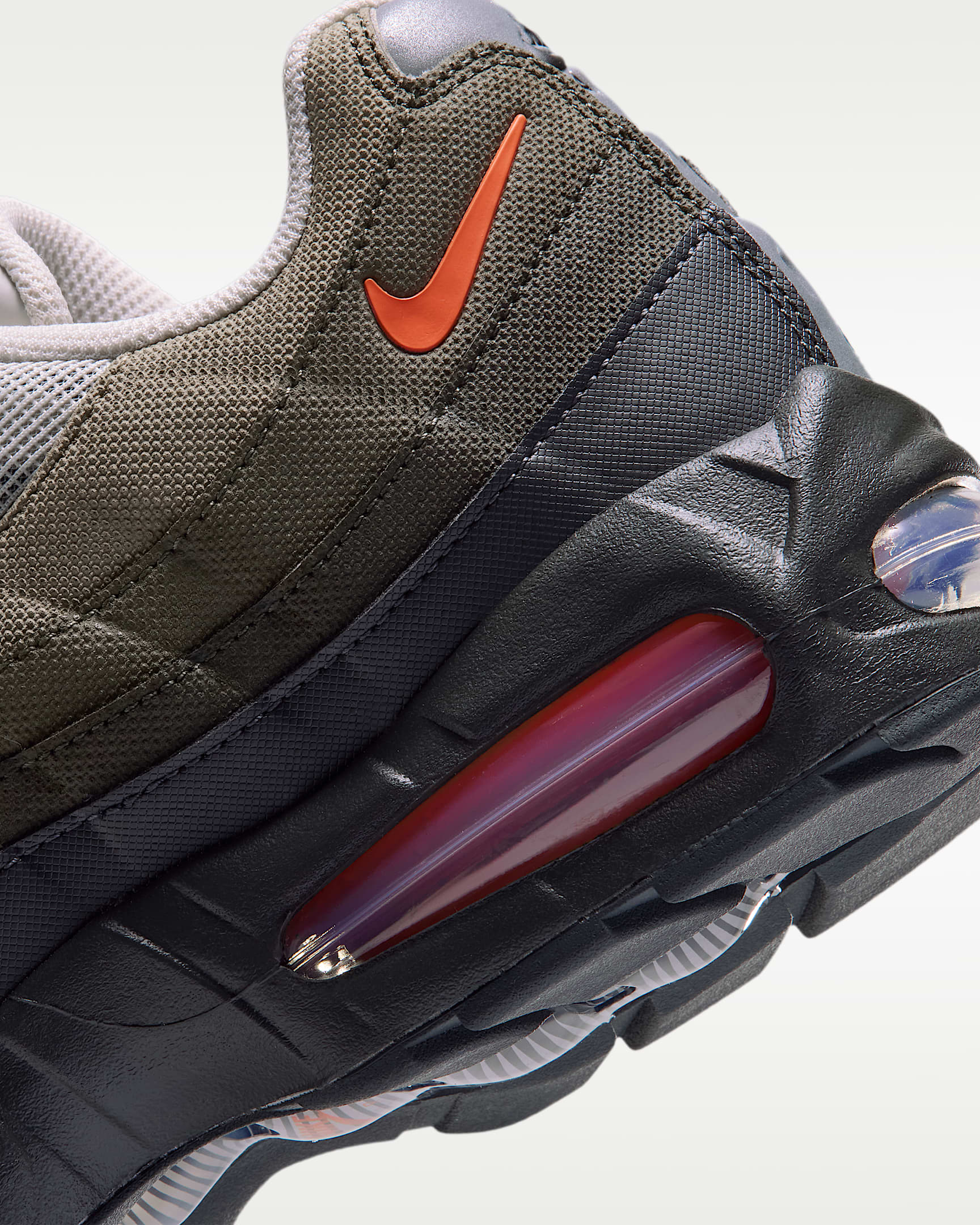 Nike Air Max 95 Big Bubble Men's Shoes - Light Bone/Anthracite/Dark Loden/Safety Orange