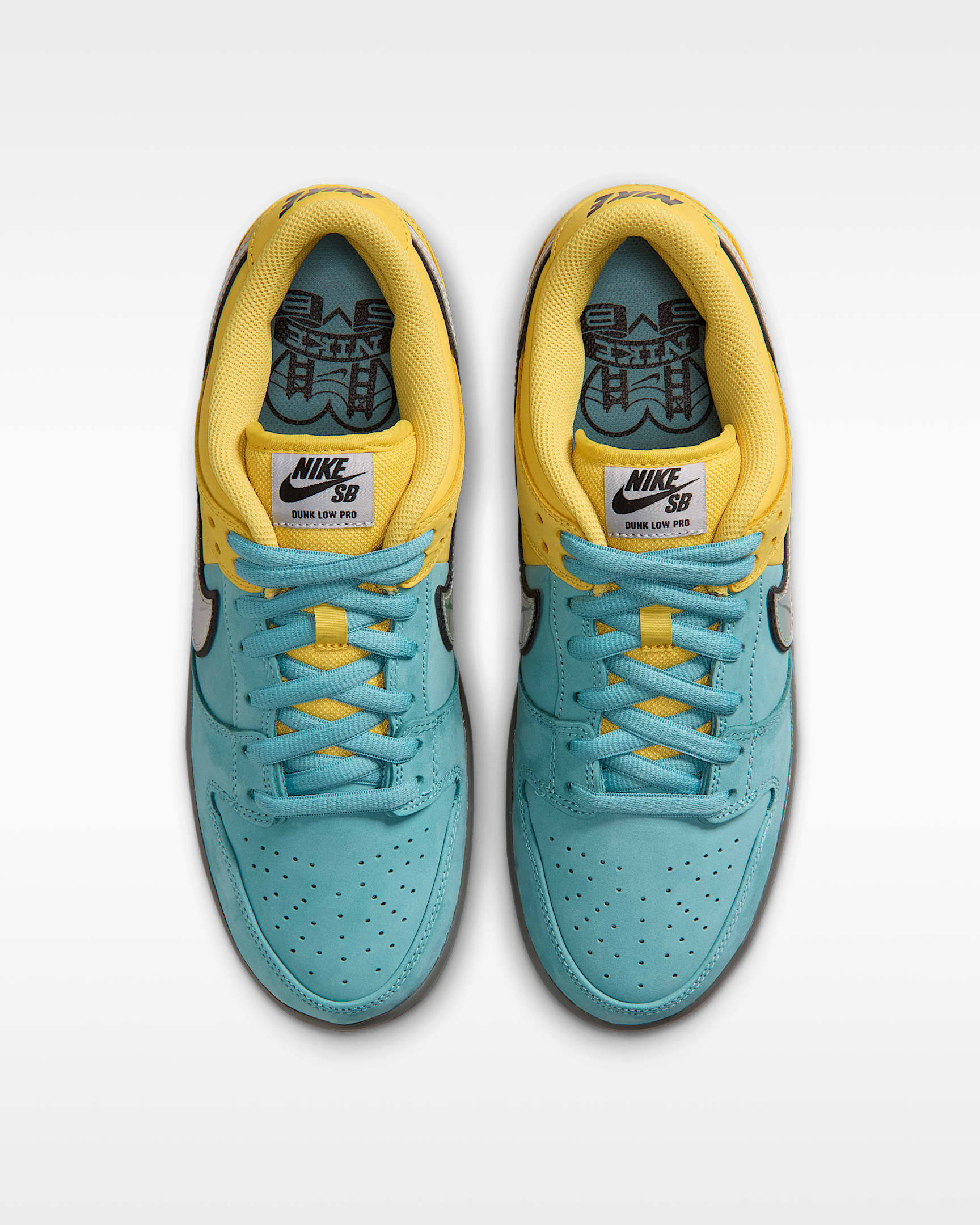 Chaussures de skateboard Nike SB Dunk Low Pro - Lightning/Denim Turquoise/Iron Grey/Wolf Grey