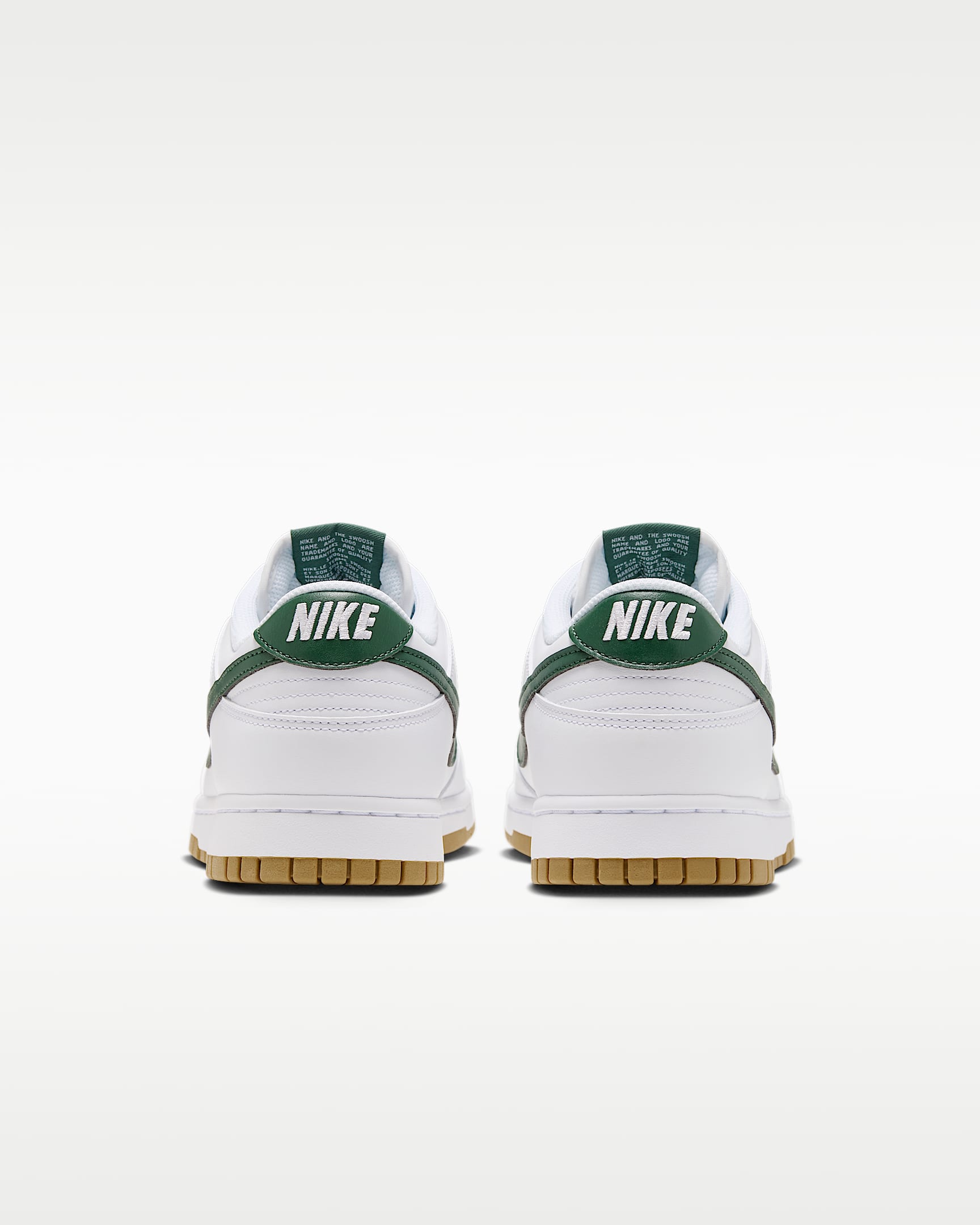 Nike Dunk Low Retro Men's Shoes - White/Gum Light Brown/Fir