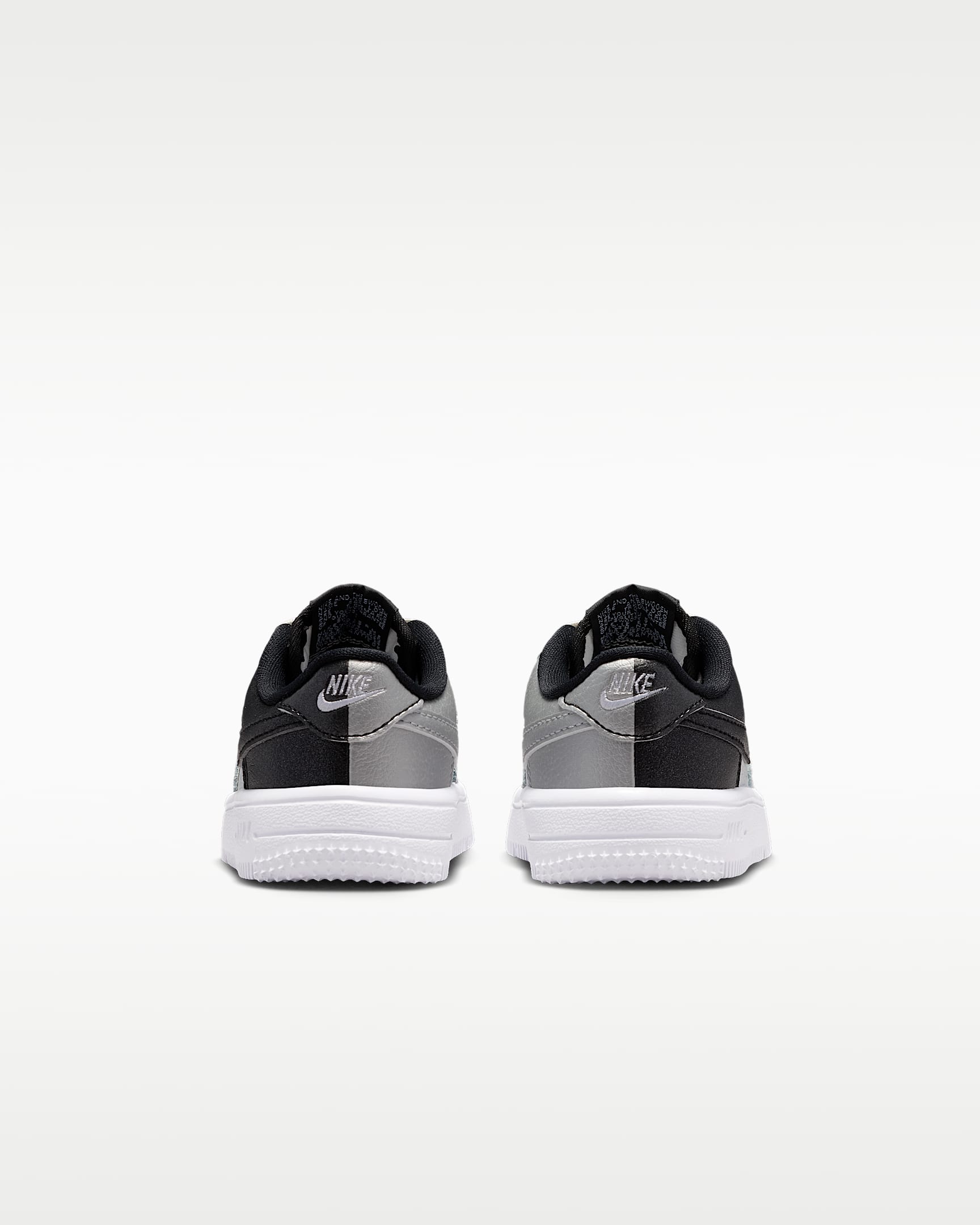 Nike Force 1 Low LV8 5 Baby/Toddler Shoes - Summit White/White/Metallic Silver/Black