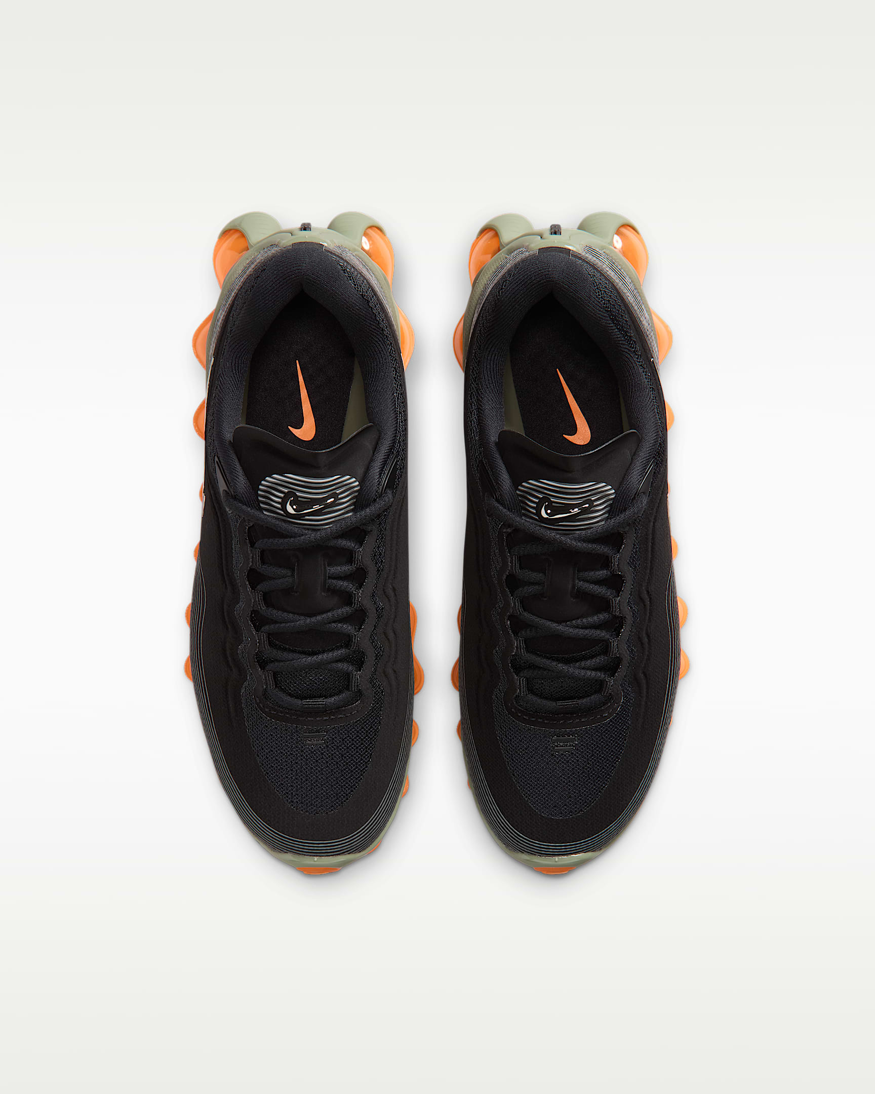 Tenis para niños grandes Nike Air Liquid Max - Negro/Militar claro/Platino puro/Plata metalizado