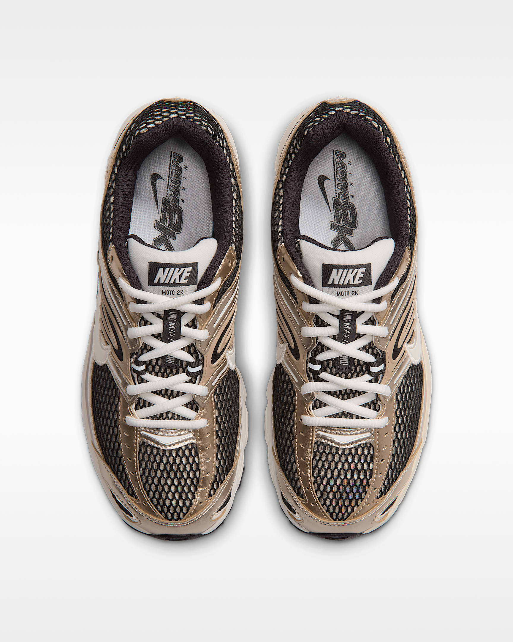 Nike Air Max Moto 2K Women's Shoes with Reflective Design Accents - Sand Drift/Off-Noir/Pale Ivory/Sail
