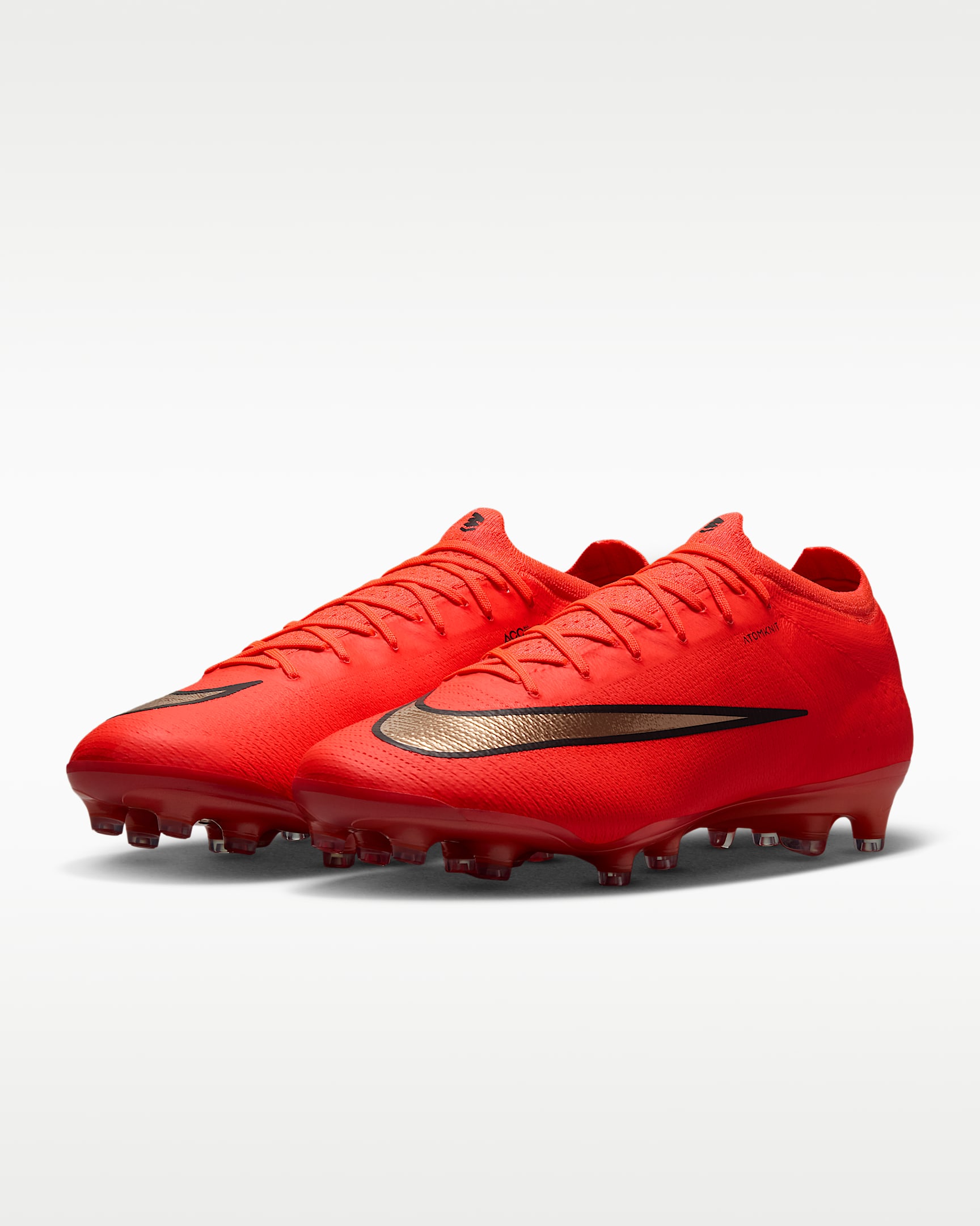 Nike Mercurial Vapor 17 Elite Artificial-Grass Low-Top Football Boots - Bright Crimson/Blur