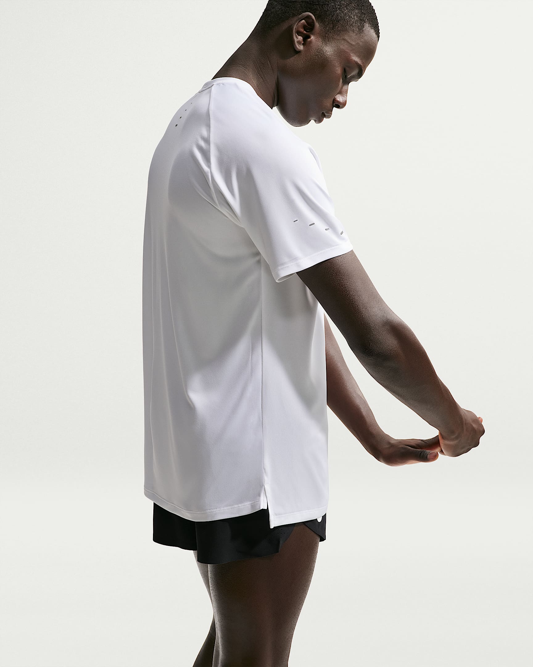 Nike Stride Men's Dri-FIT ADV Short-Sleeve Running Top - White