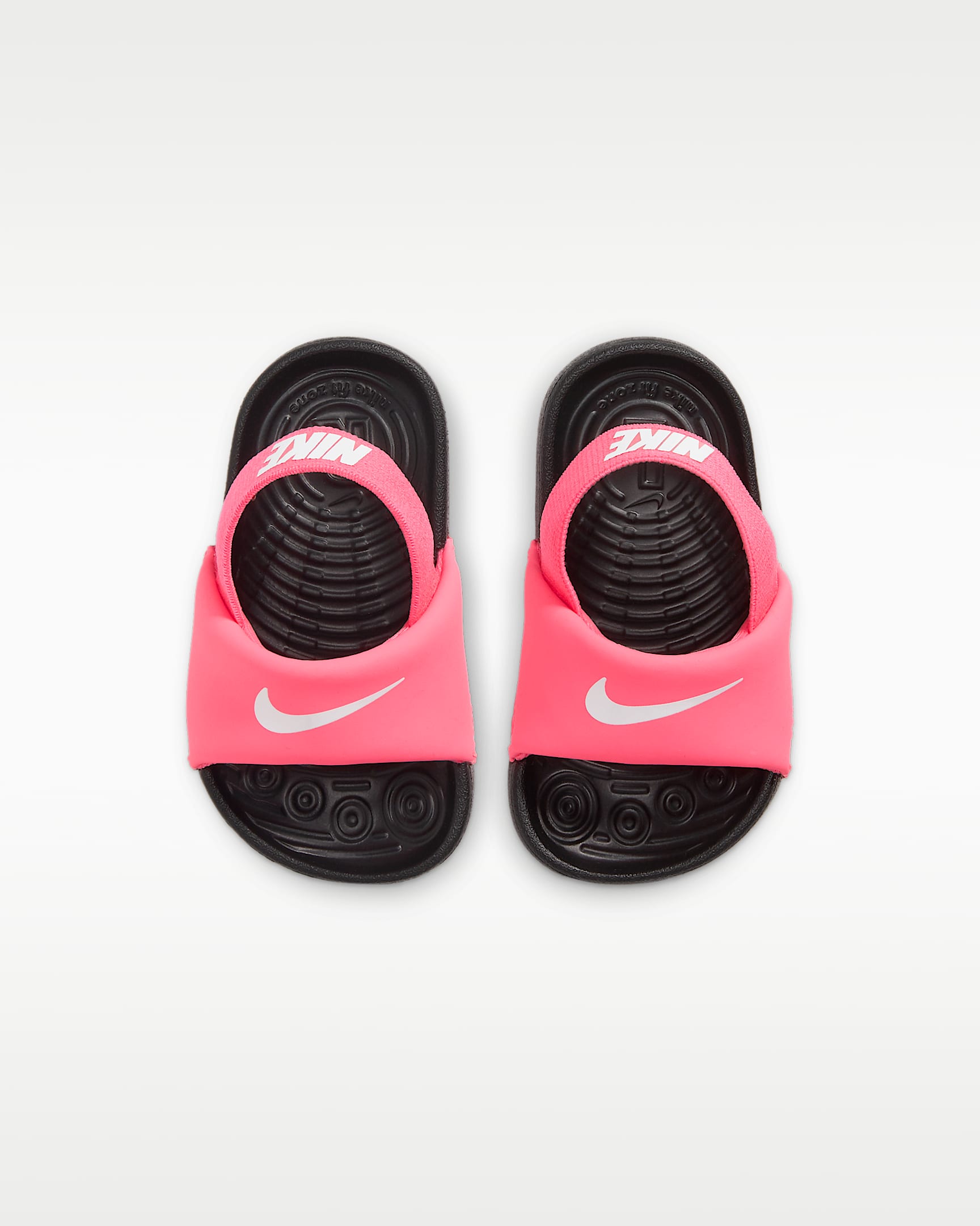 Nike Kawa Baby/Toddler Slides - Digital Pink/Black/White