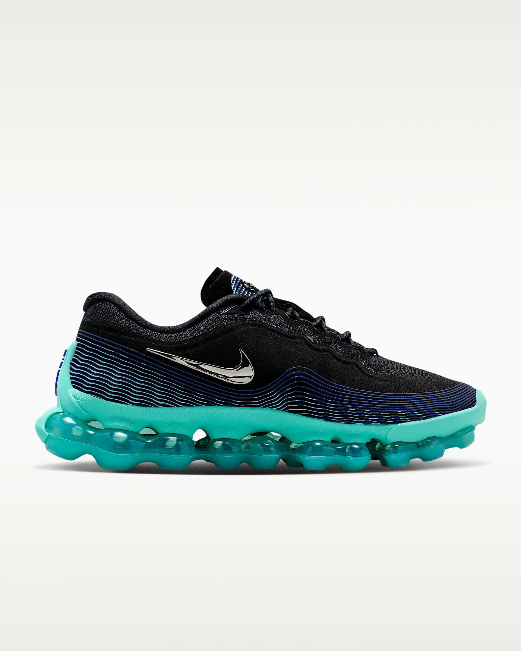 Nike Air Liquid Max Men's Shoes - Black/Radiant Blue/Aurora Green/Chrome