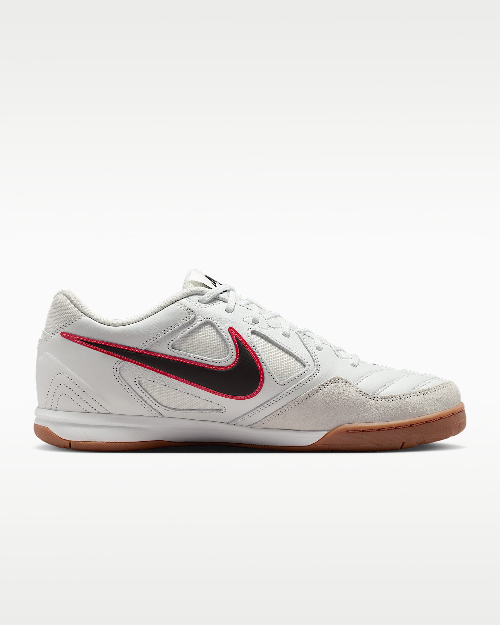 Nike Gato Men's Shoes - Summit White/Bright Crimson/Gum Medium Brown/Black
