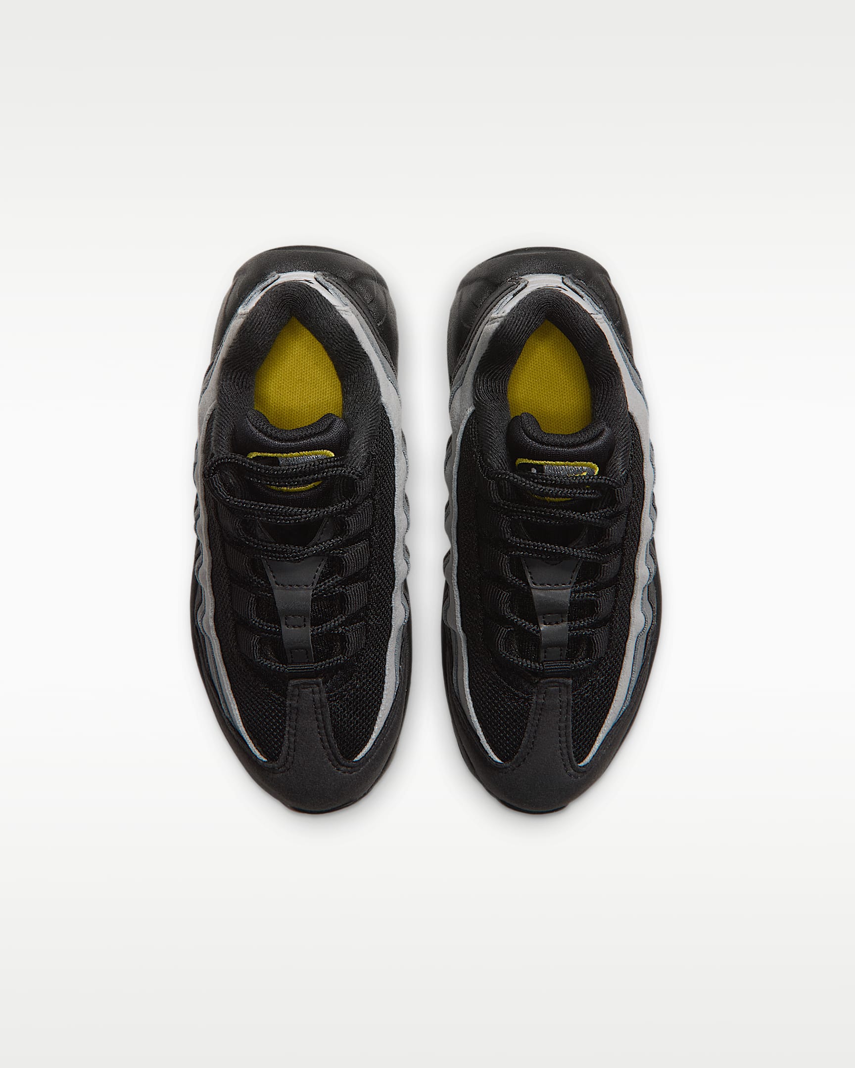 Sapatilhas Nike Air Max '95 para criança - Preto/Cinzento Smoke escuro/Cinzento Smoke/Amarelo Chrome