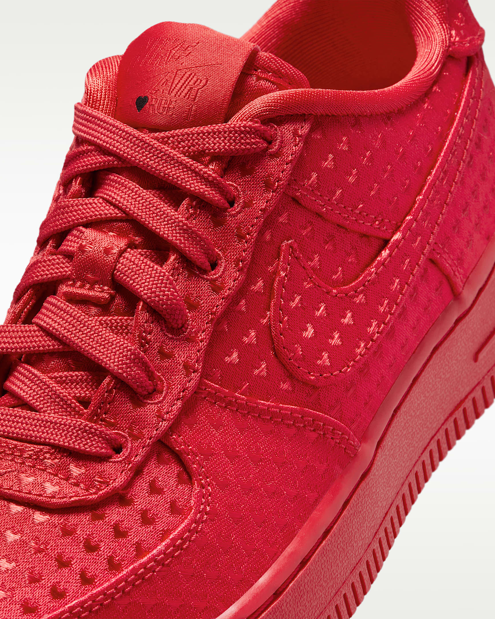 Nike Air Force 1 Big Kids' Shoes - University Red/Black/University Red
