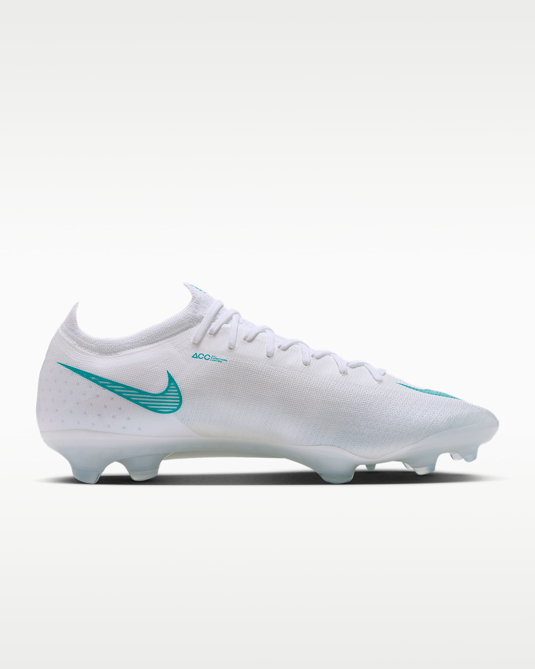 Nike Mercurial Vapor 17 Elite Firm-Ground Low-Top Soccer Cleats - White/Dusty Cactus