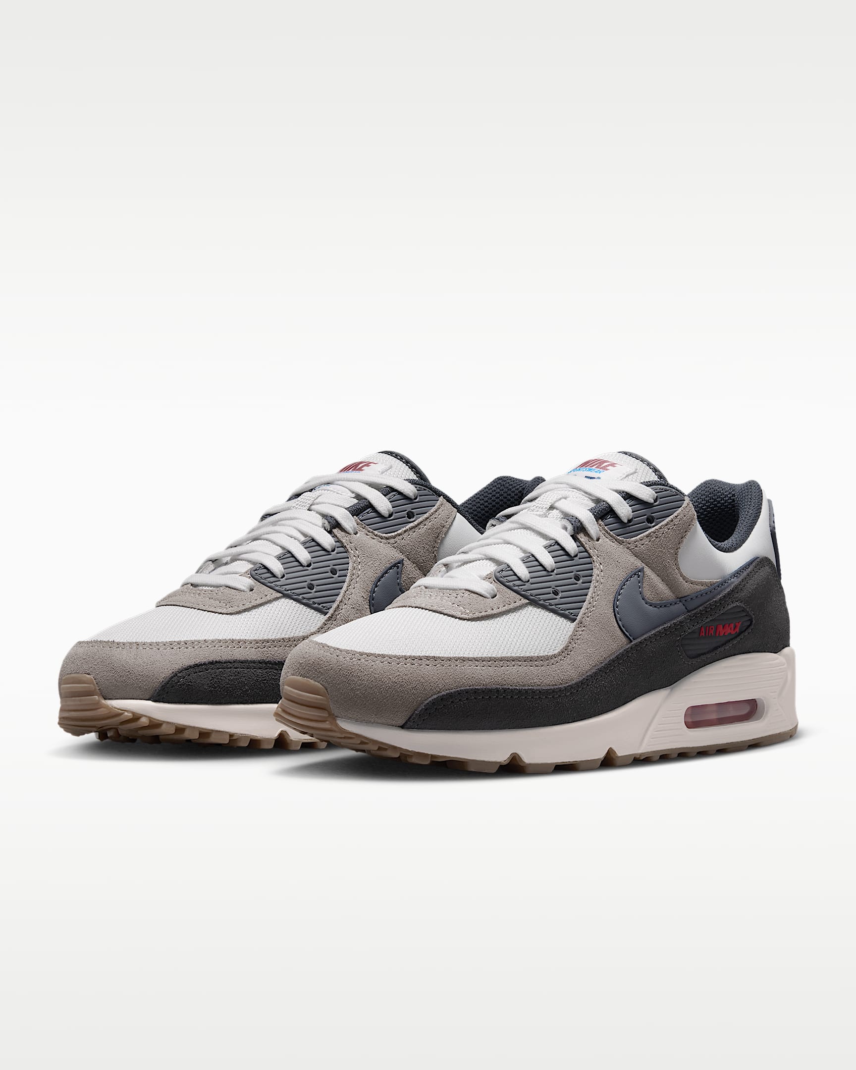 Nike Air Max 90 Premium Men's Shoes - Summit White/College Grey/Anthracite/Particle Grey