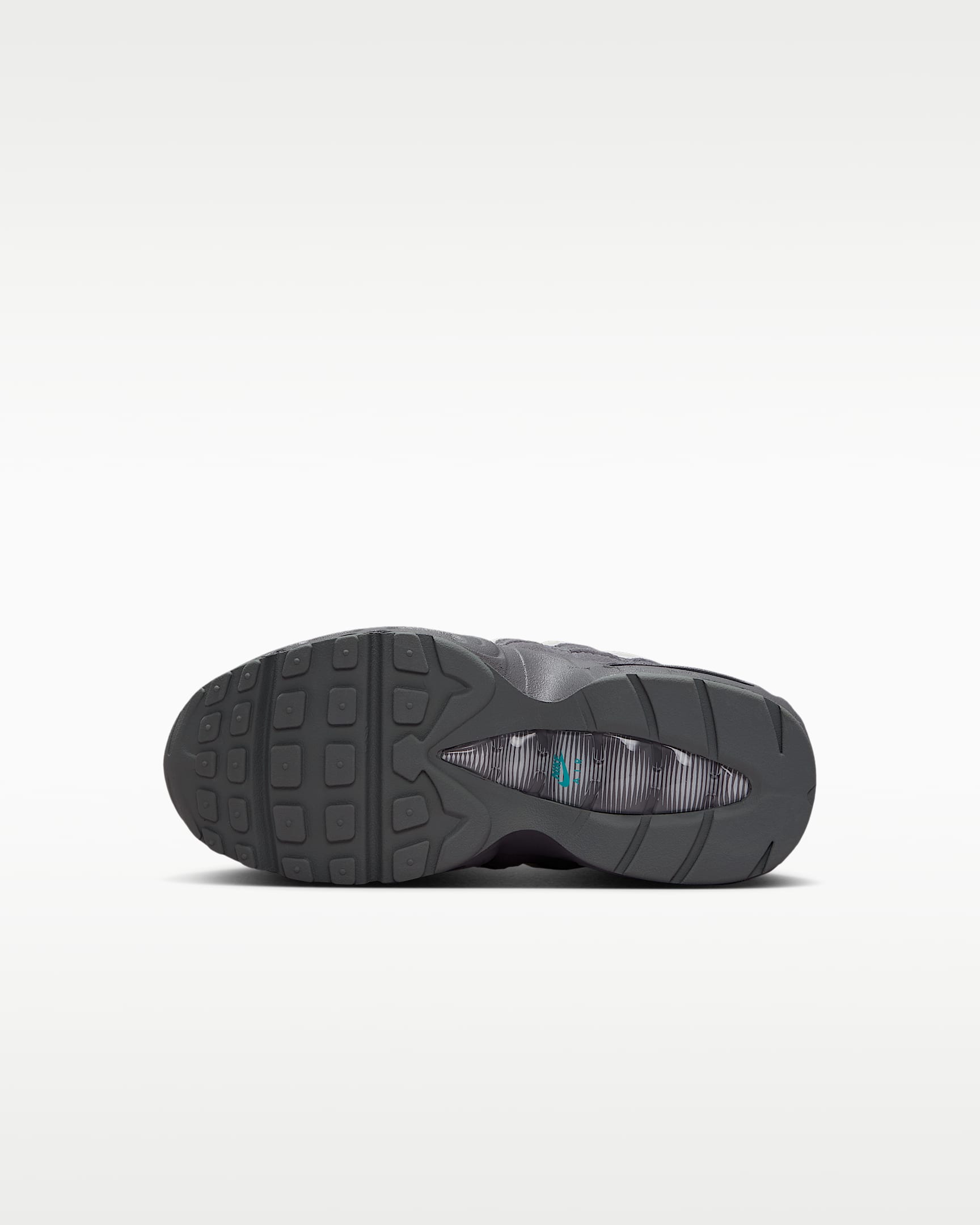 Nike Air Max '95 小童鞋款 - Summit White/Smoke Grey/Dark Smoke Grey/Dusty Cactus