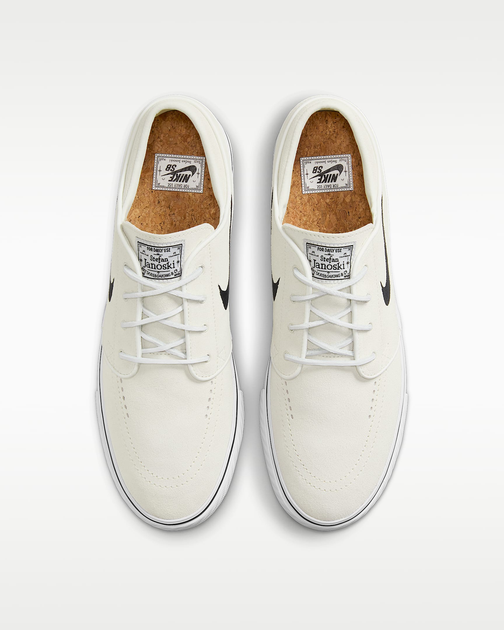 Nike SB Zoom Janoski OG+ 滑板鞋 - Summit White/Summit White/白色/黑色