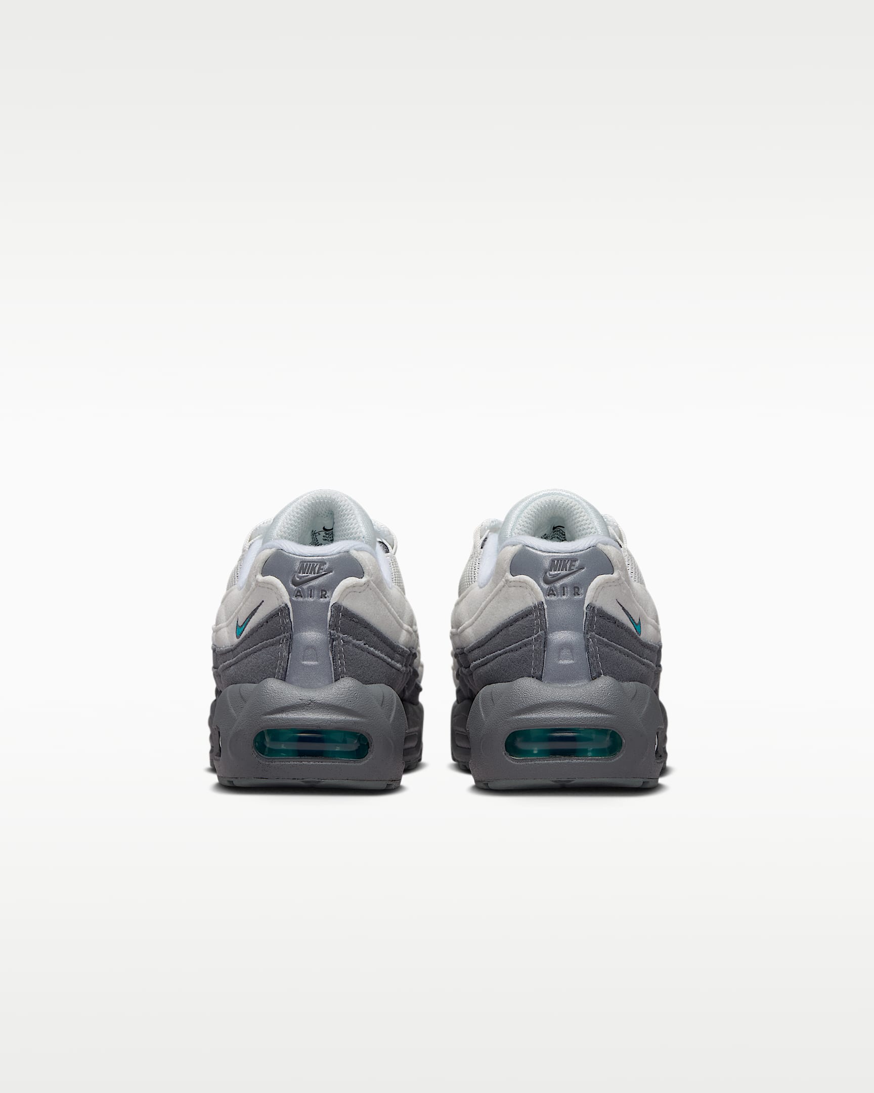 Nike Air Max '95 小童鞋款 - Summit White/Smoke Grey/Dark Smoke Grey/Dusty Cactus