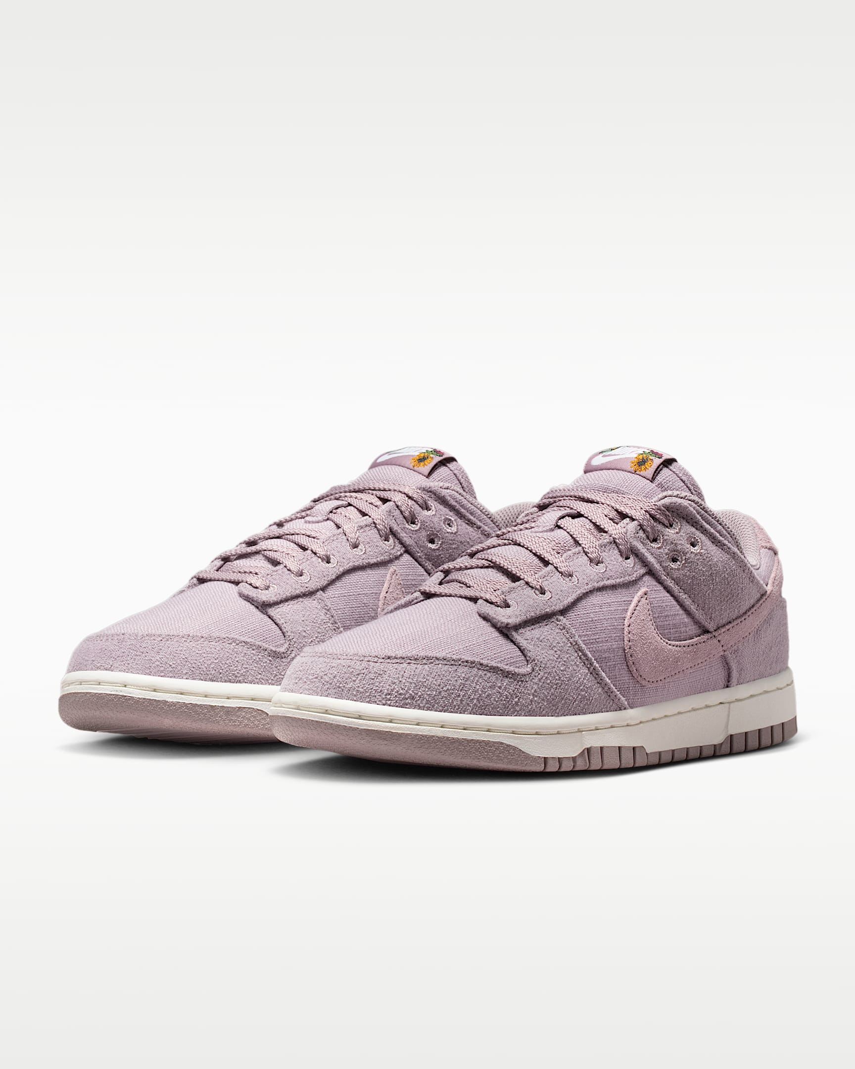 Nike Dunk Low "Flowers" Women's Shoes - Light Violet Ore/Metallic Gold/Healing Jade/Sail