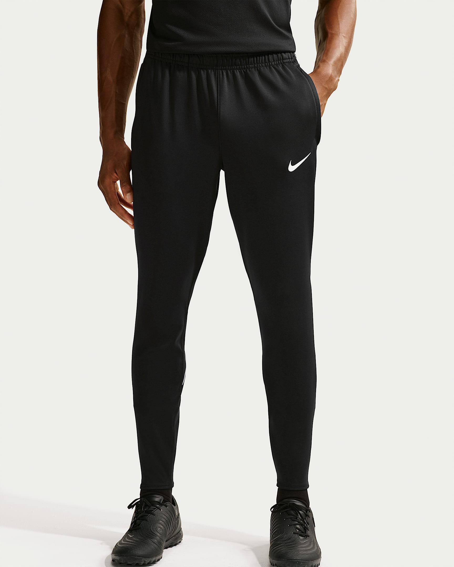 Pantaloni da calcio Dri-FIT Nike Strike – Uomo - Nero/Bianco/Bianco/Bianco