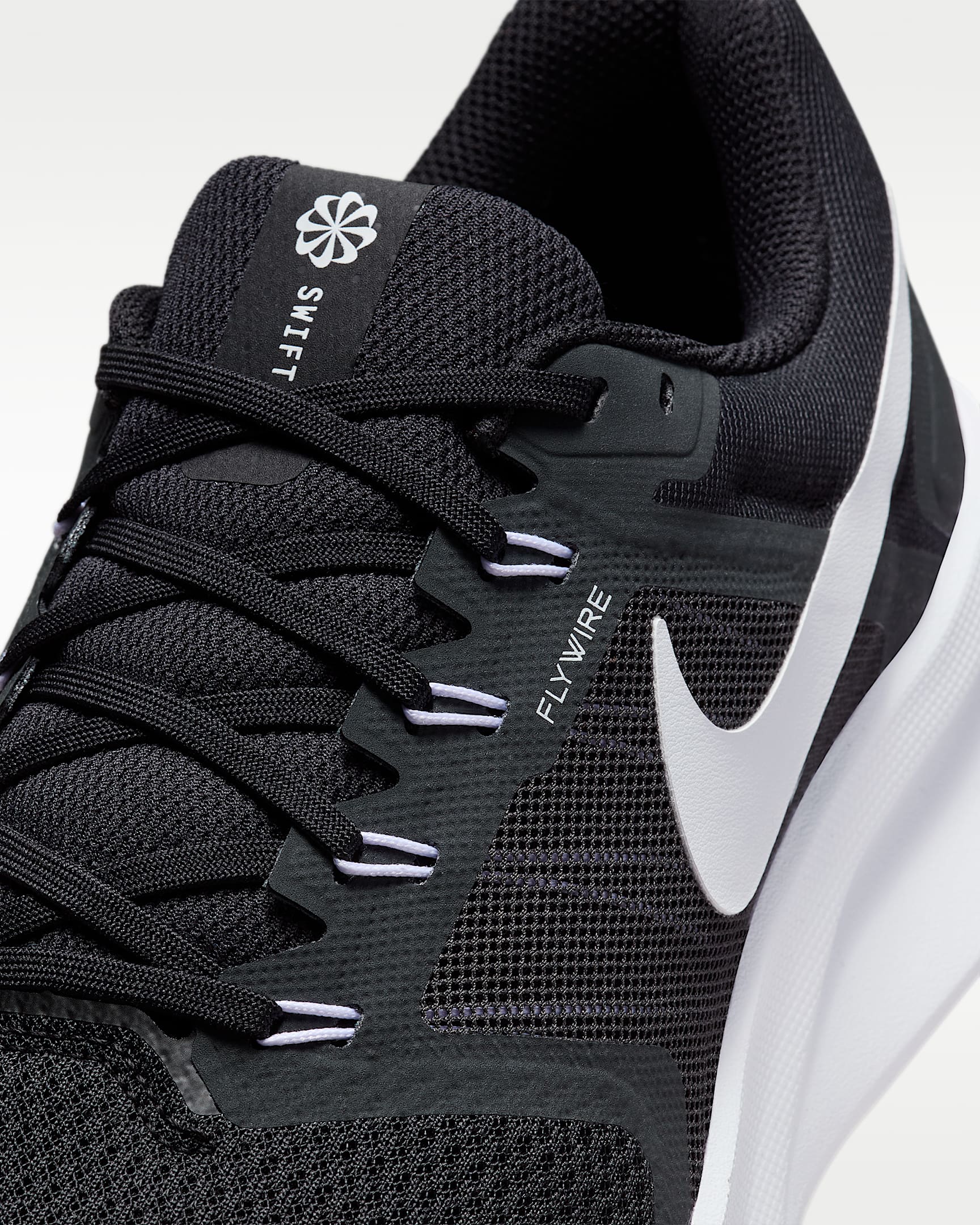 Nike Run Swift 3 Men's Road Running Shoes (Extra Wide) - Black/Dark Smoke Grey/White