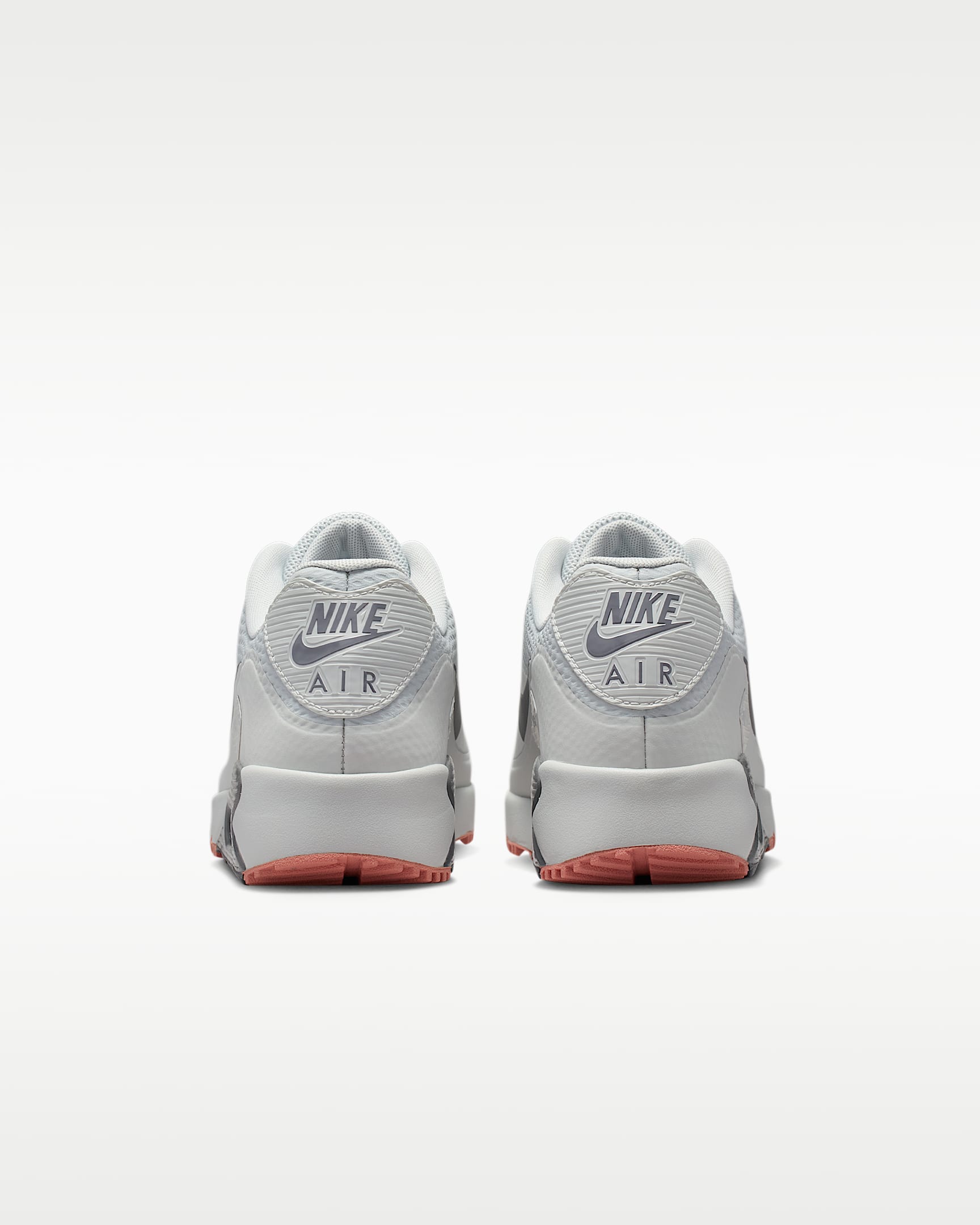 Nike Air Max 90 G Golf Shoes - Photon Dust/Red Stardust/Pencil Point