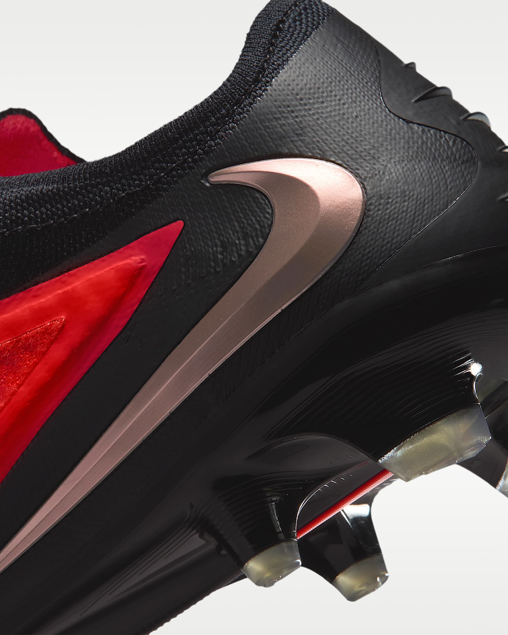 Nike Phantom 6 Low Elite Firm-Ground Soccer Cleats - Bright Crimson/Bright Crimson/Black