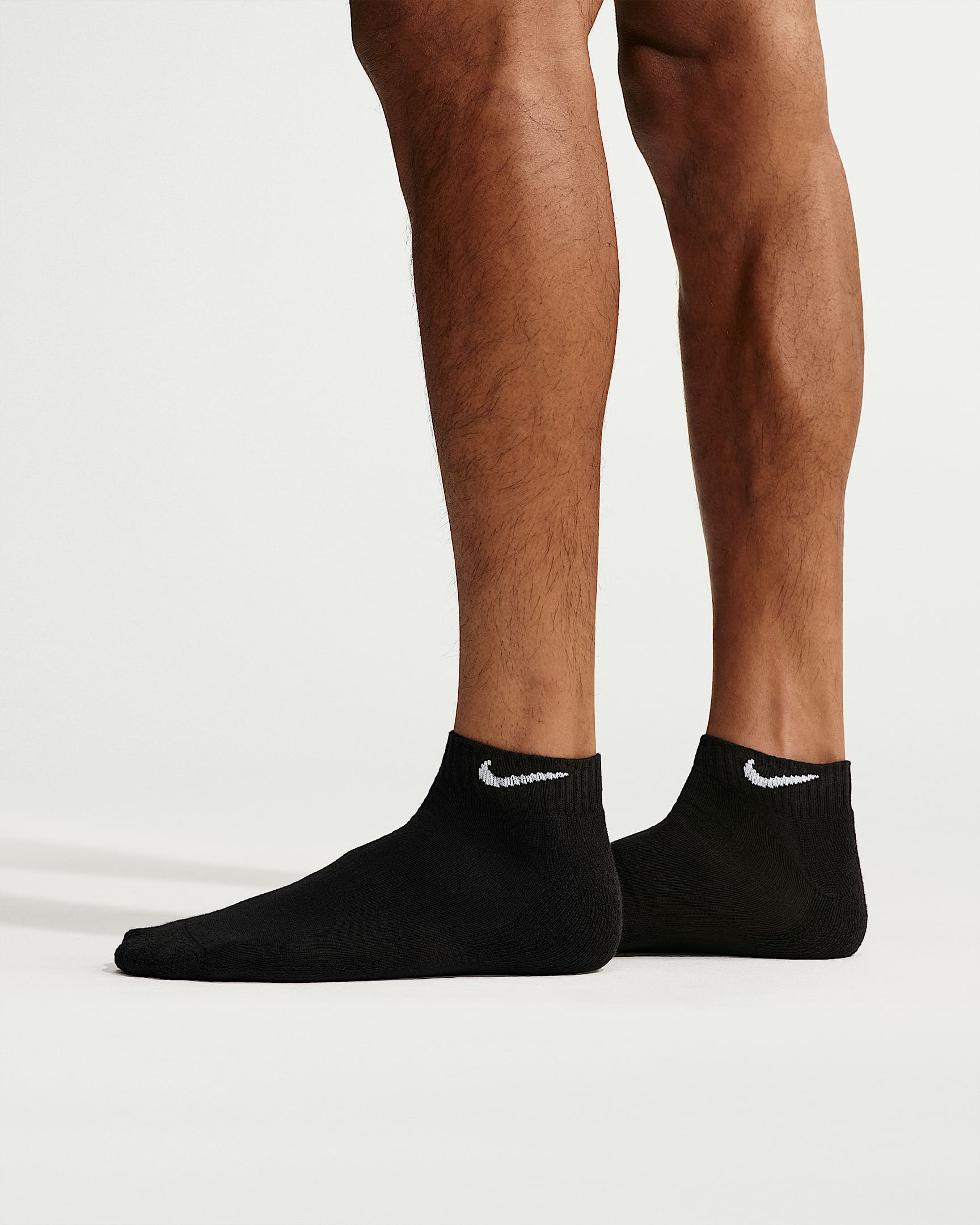 Nike Everyday Cushioned Training Low Socks (3 Pairs) - Black/White