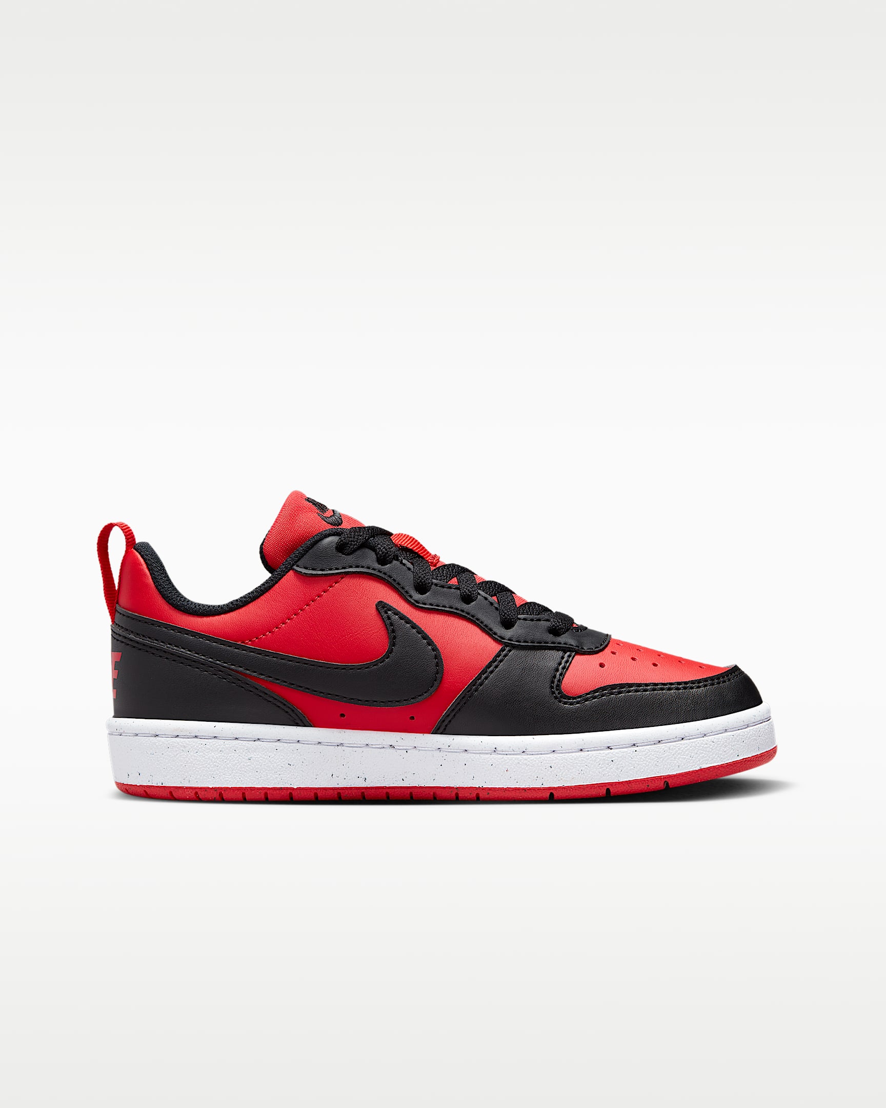 Nike Court Borough Low Recraft Big Kids' Shoes - University Red/White/Black