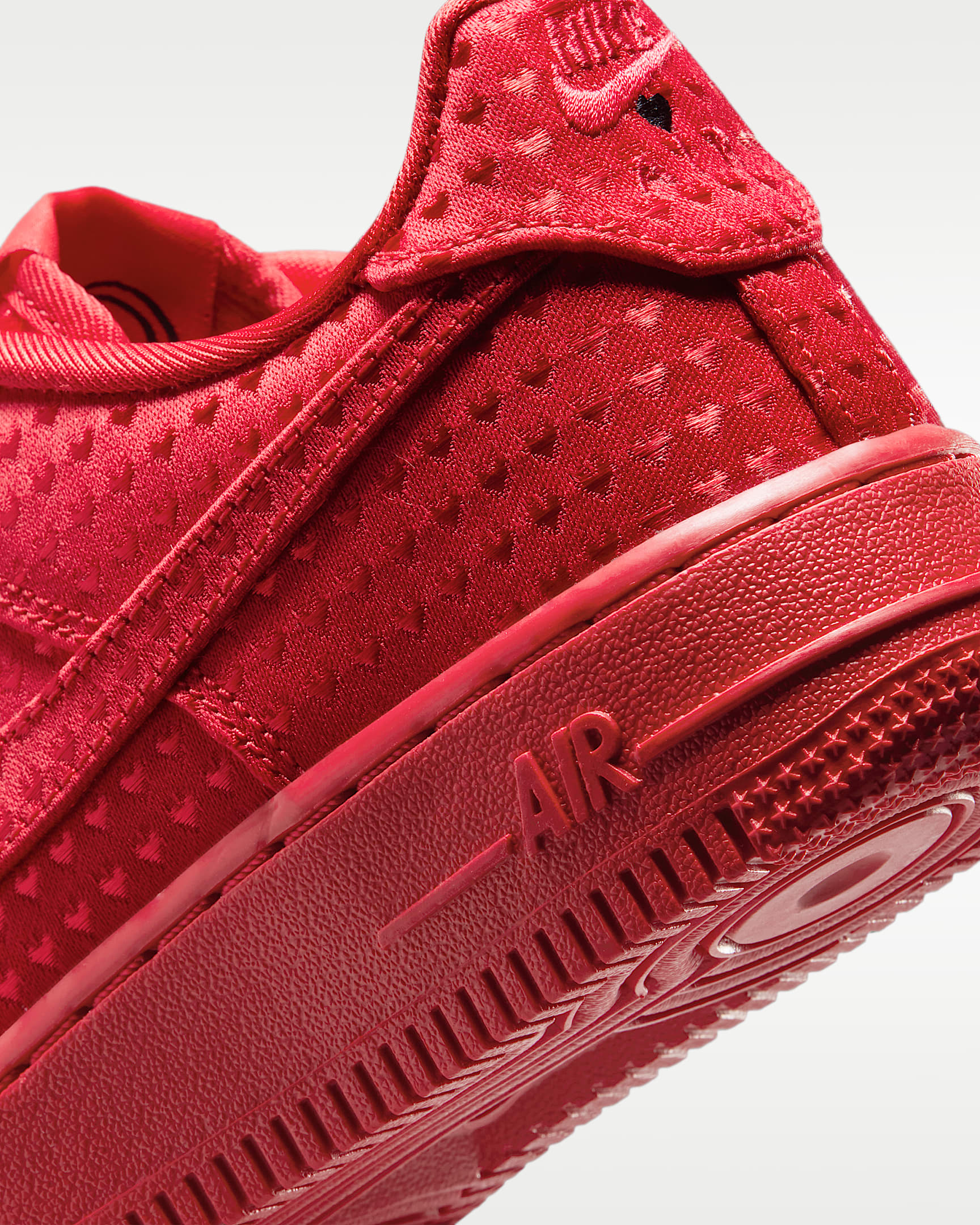 Nike Air Force 1 Big Kids' Shoes - University Red/Black/University Red