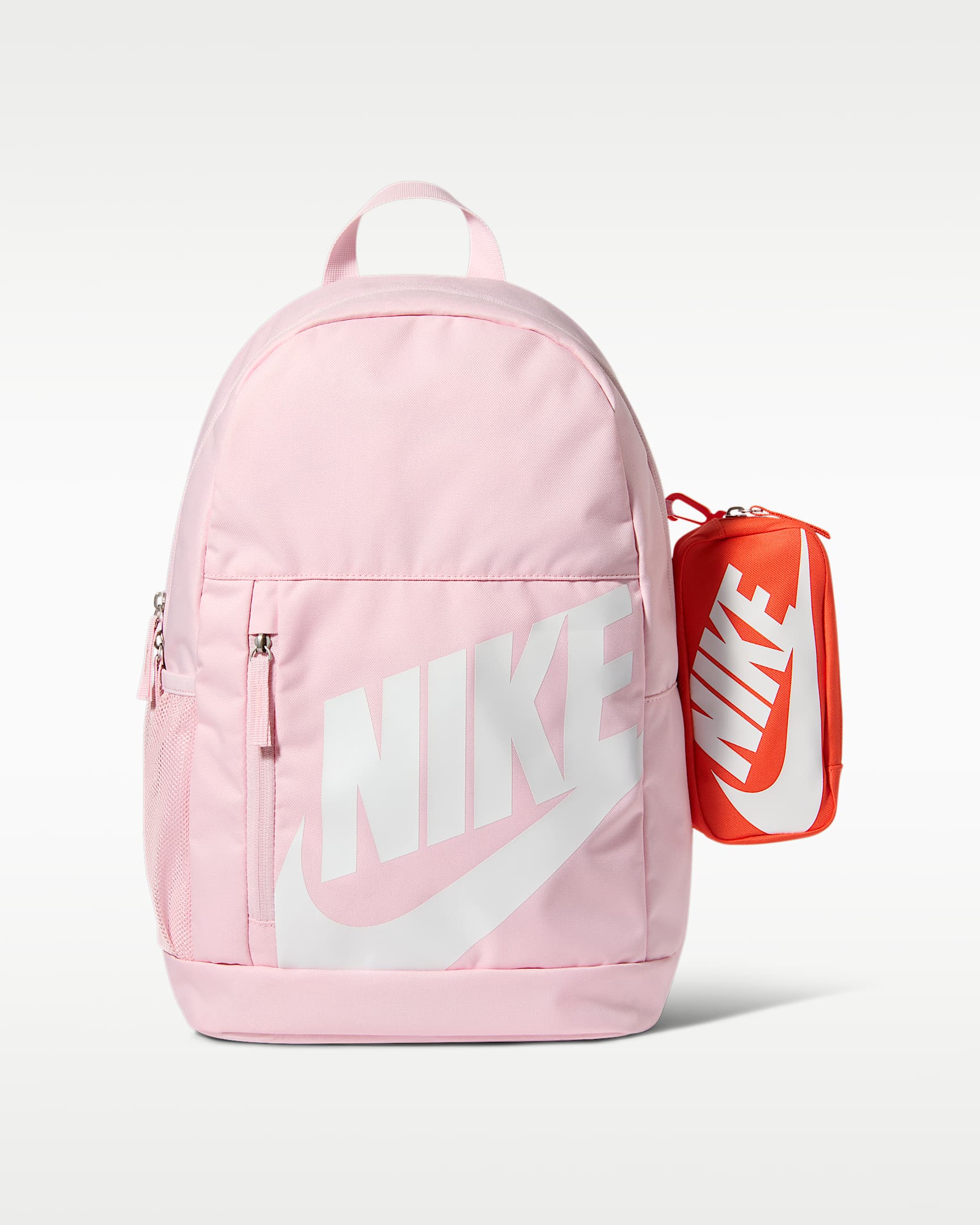 Nike Older Kids' Backpack (20L) - Pink Foam/Orange/White