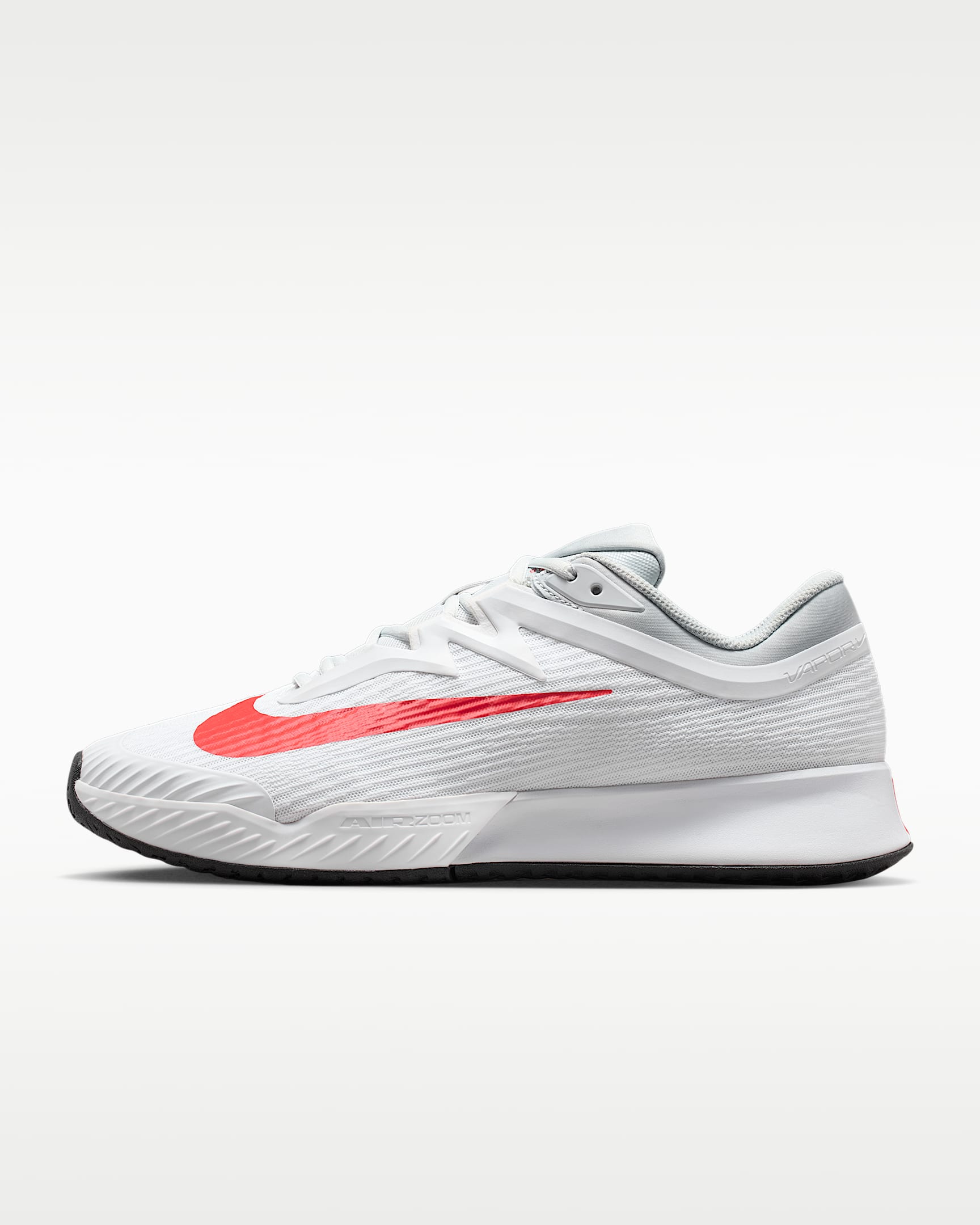 Nike Vapor Pro 3 Men's Hard Court Tennis Shoes - White/Pure Platinum/Light Crimson