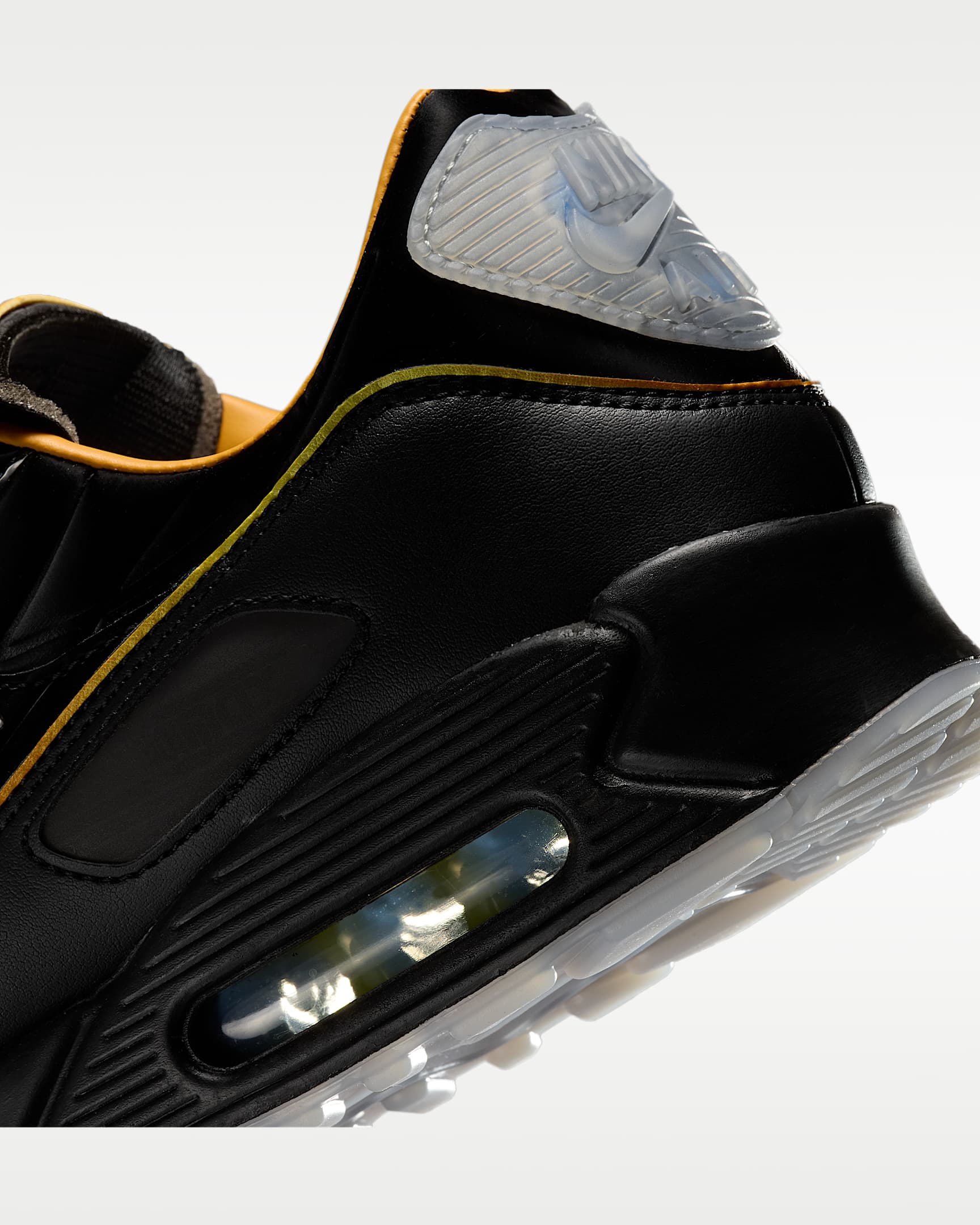Nike Air Max 90 "Mercurial" Men's Shoes - Black/Gold Leaf/Pear/White