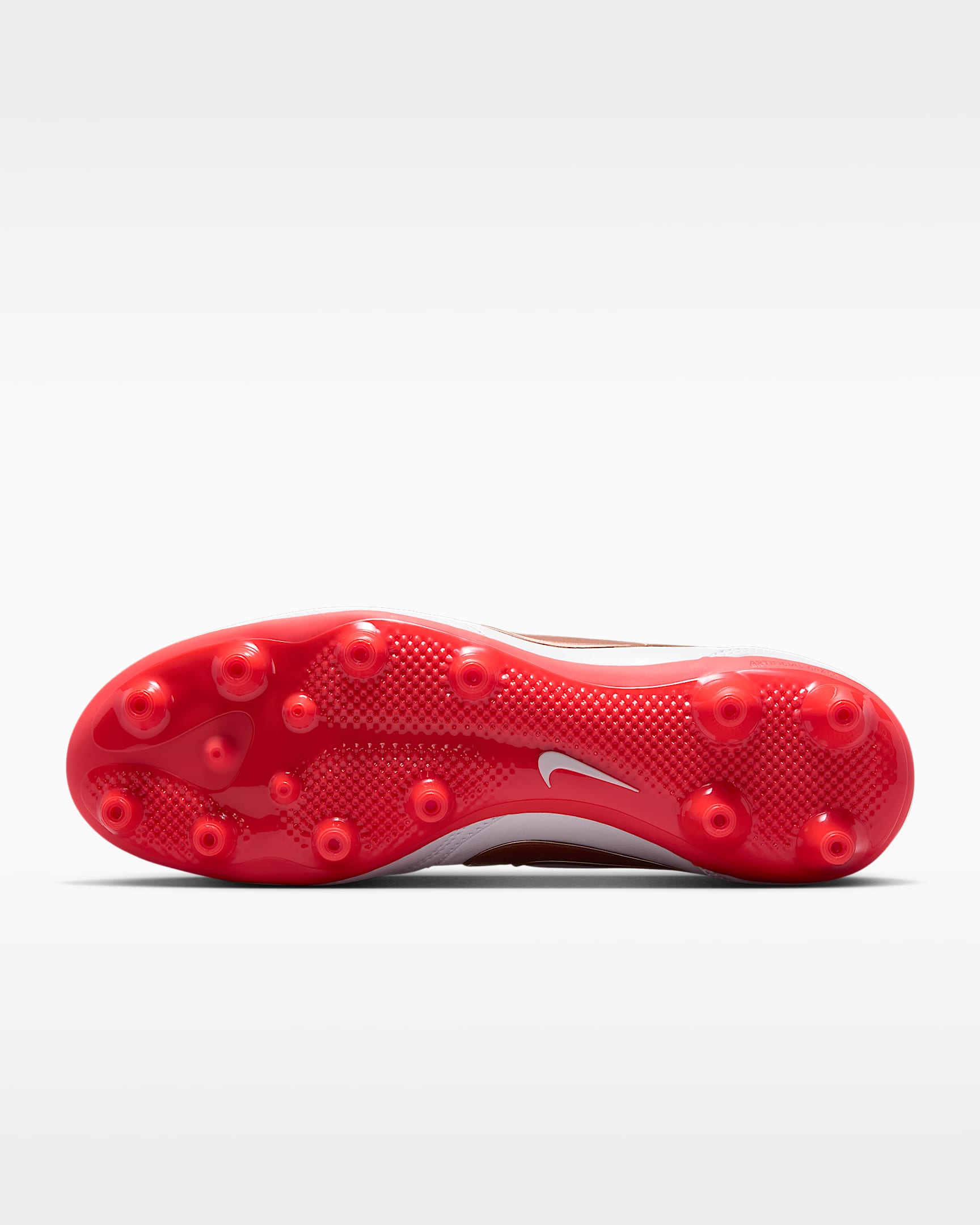 Tacos de fútbol para pasto artificial de corte low Nike Tiempo Ligera Pro - Blanco/Carmesí brillante/Difuso