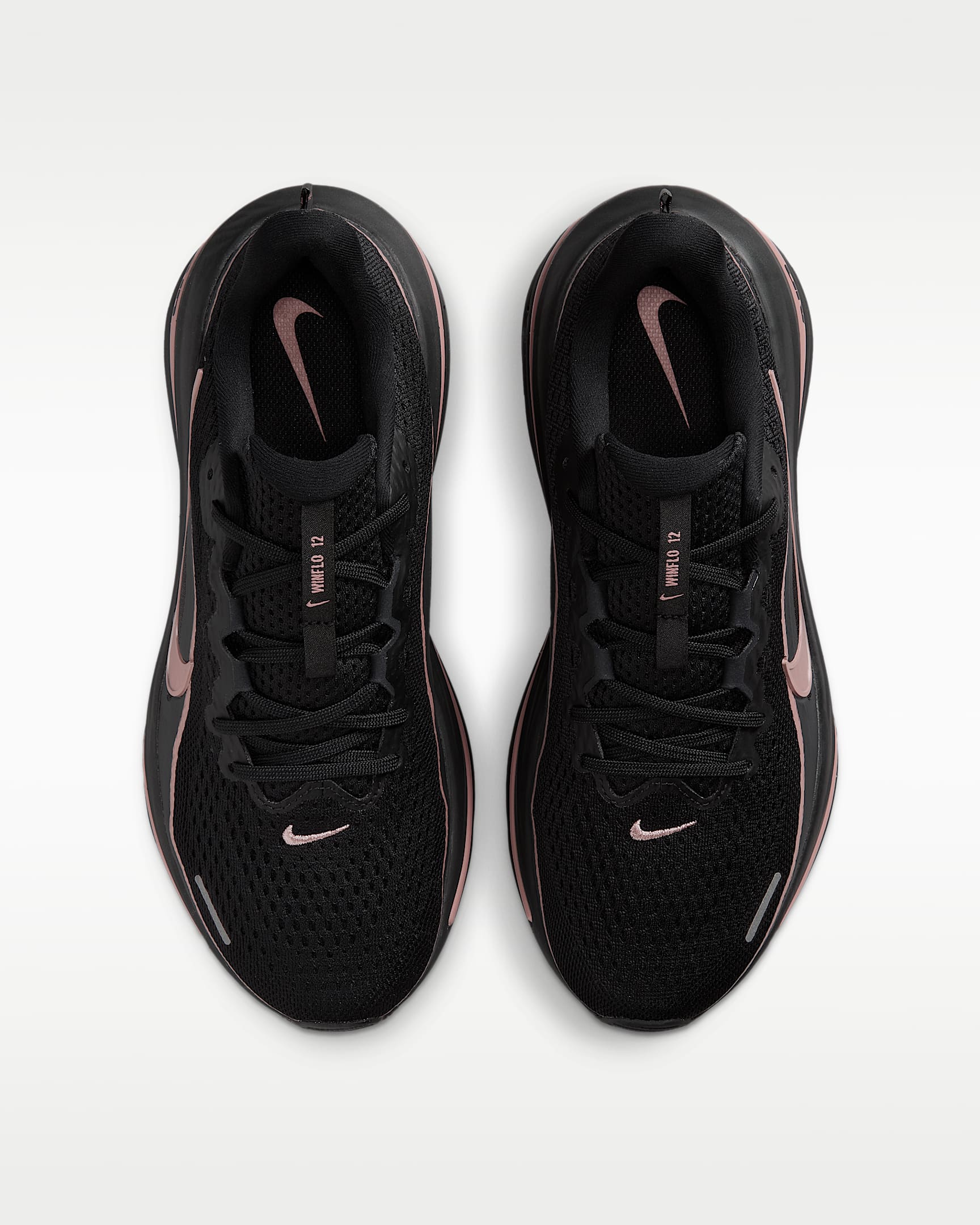 Chaussure de running sur route Nike Winflo 12 pour femme - Noir/Off Noir/Rose Gold/Metallic Rose Gold