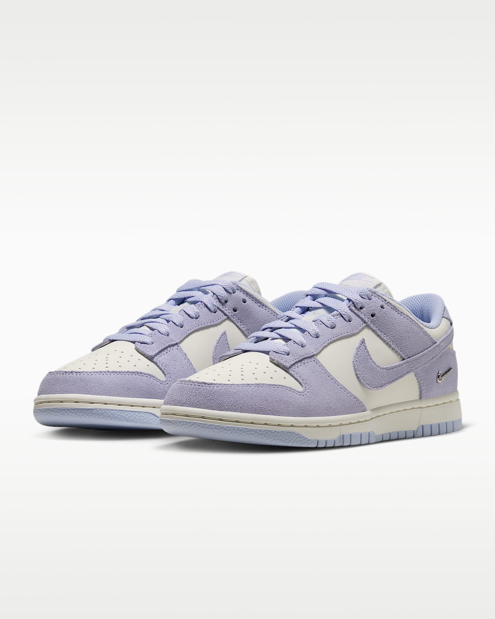 Chaussure Nike Dunk Low Suede pour femme - Palest Purple/Sail/Metallic Silver/Palest Purple