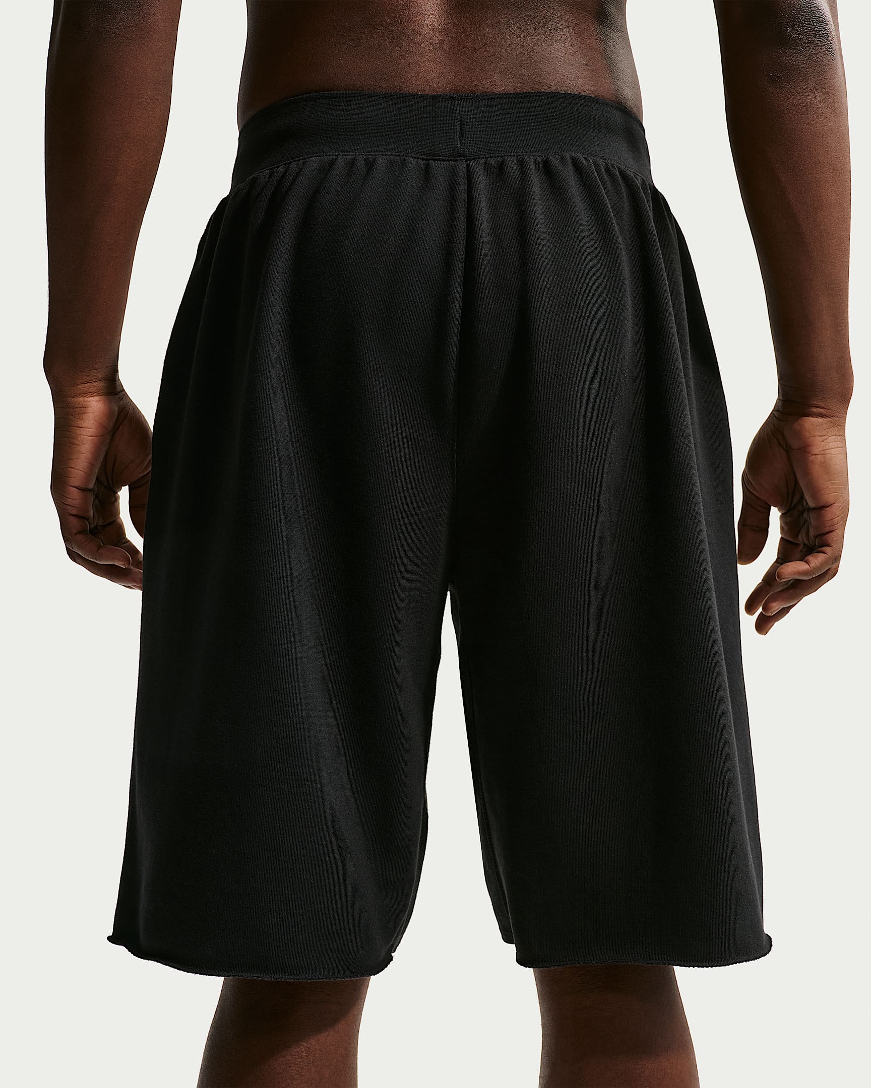 Shorts da training in fleece Dri-FIT Nike N.A.C – Uomo - Nero/Pale Ivory/Nero
