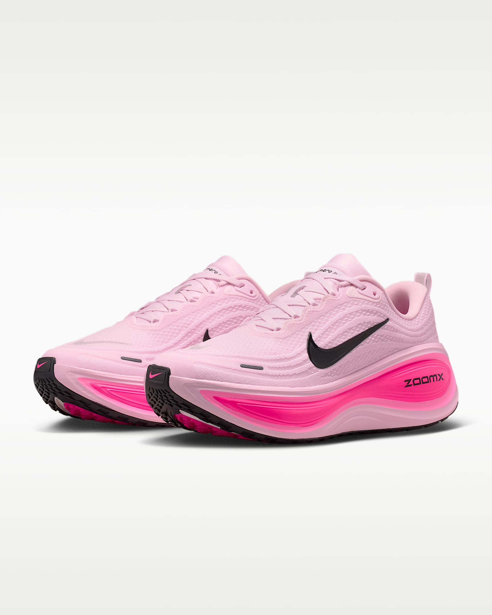 Nike Vomero Plus Men's Road Running Shoes - Pink Foam/Hyper Pink/Pink Beam/Black