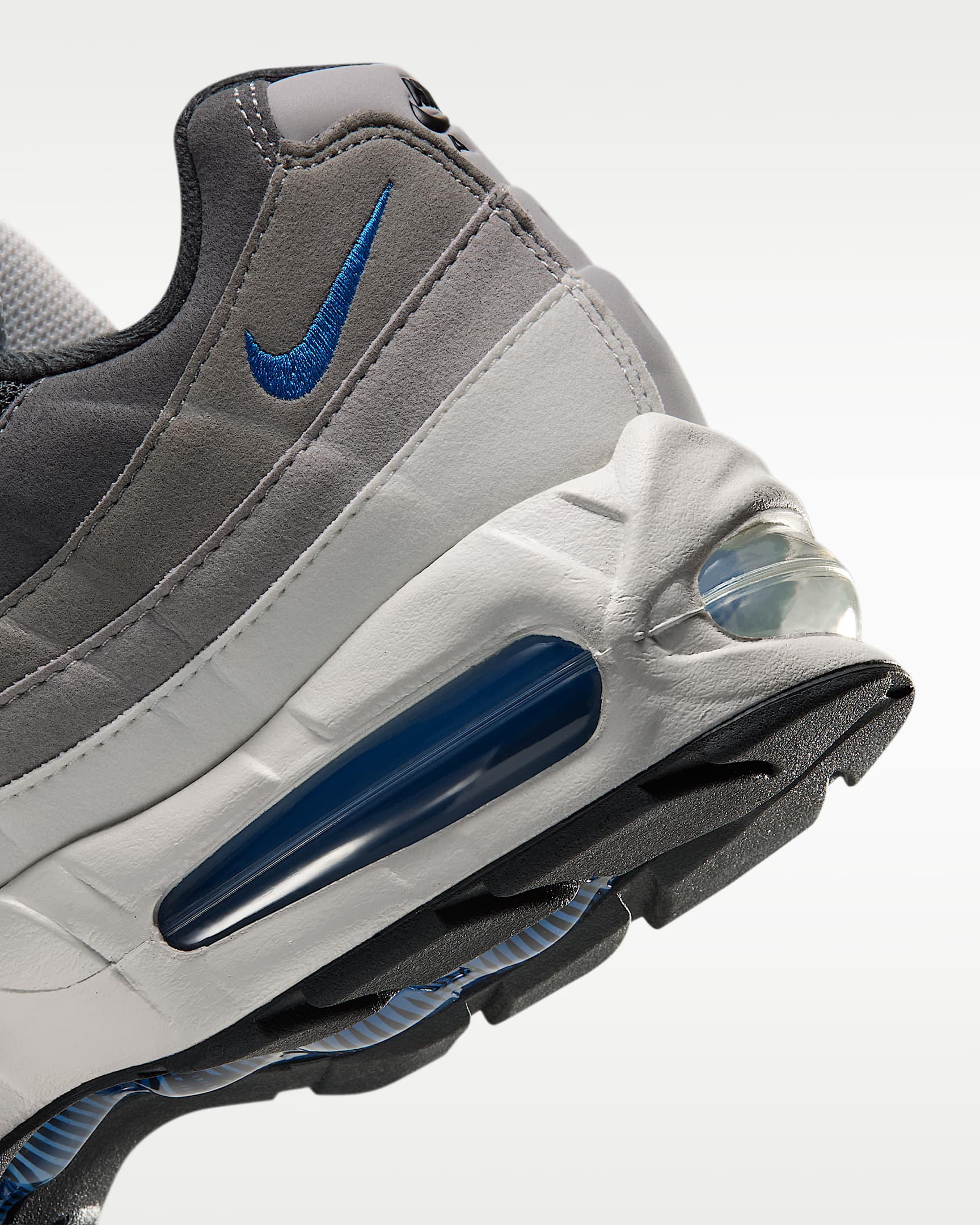 Nike Air Max 95 Big Bubble Premium Men's Shoes - Anthracite/Light Graphite/Light Charcoal/Blue Spark