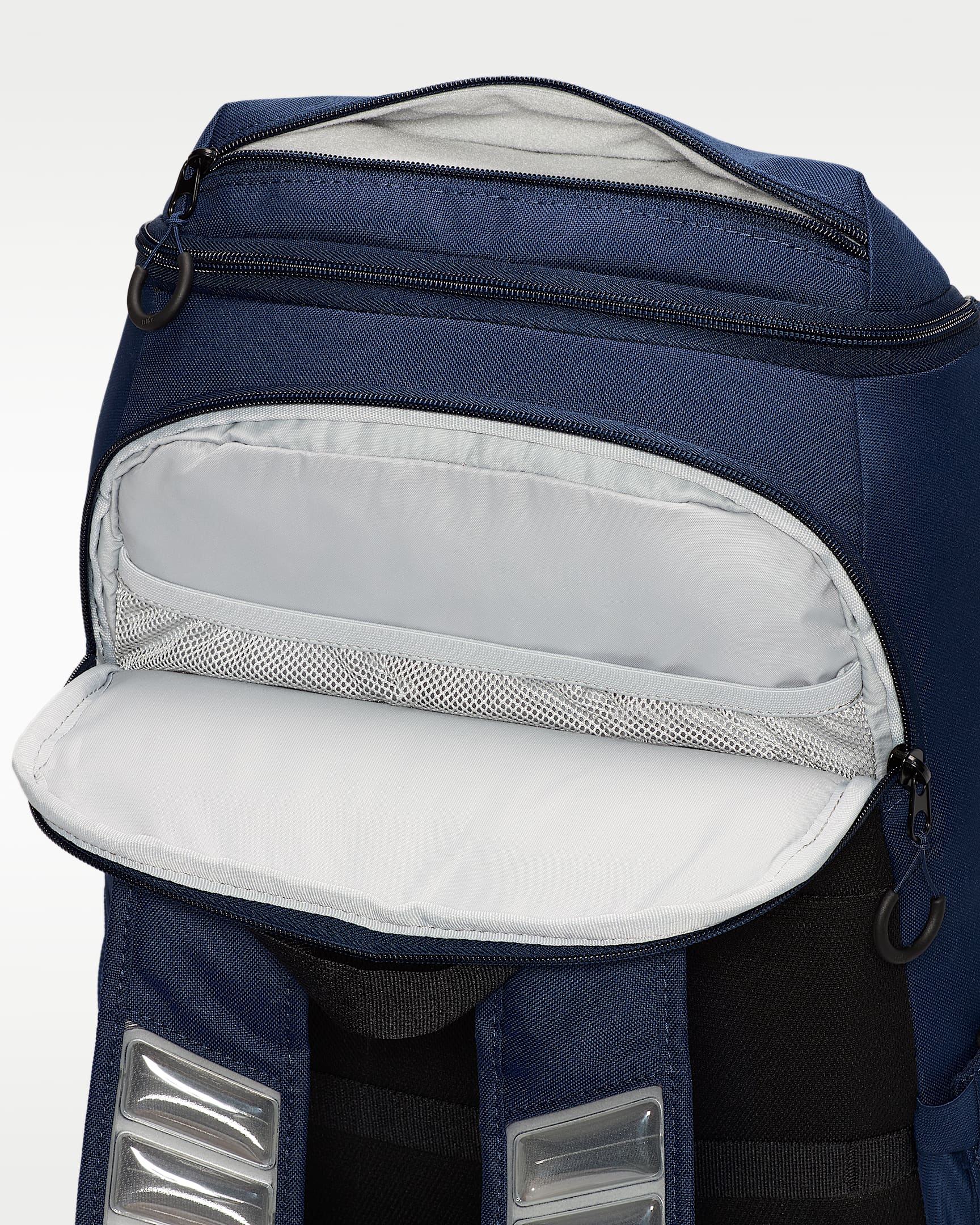 Mochila (32 L) Nike Varsity Elite - Azul marino medianoche/Negro/Gris hierro