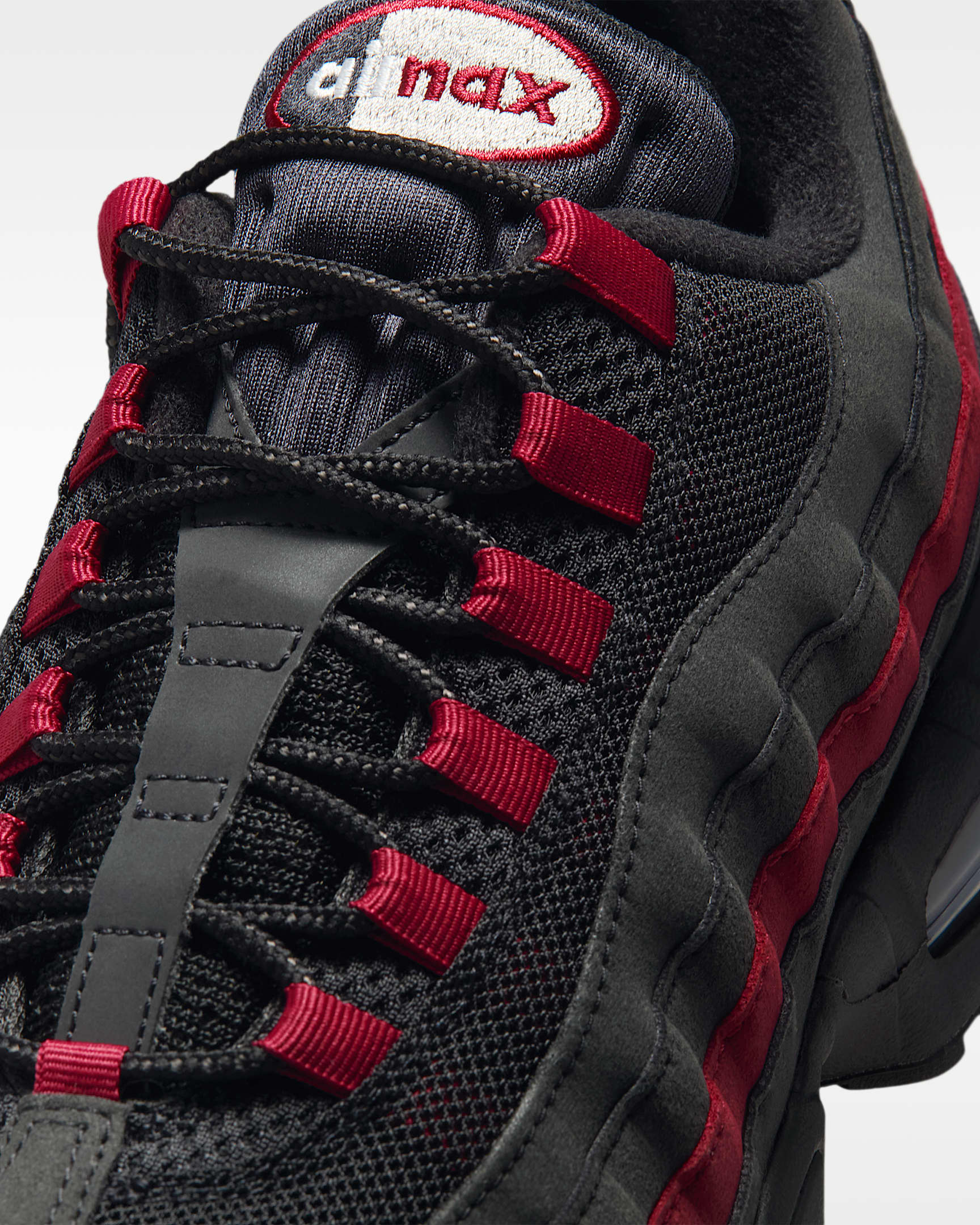 Nike Air Max 95 Big Bubble "OG" Men's Shoes - Black/Team Crimson/Wolf Grey/Black