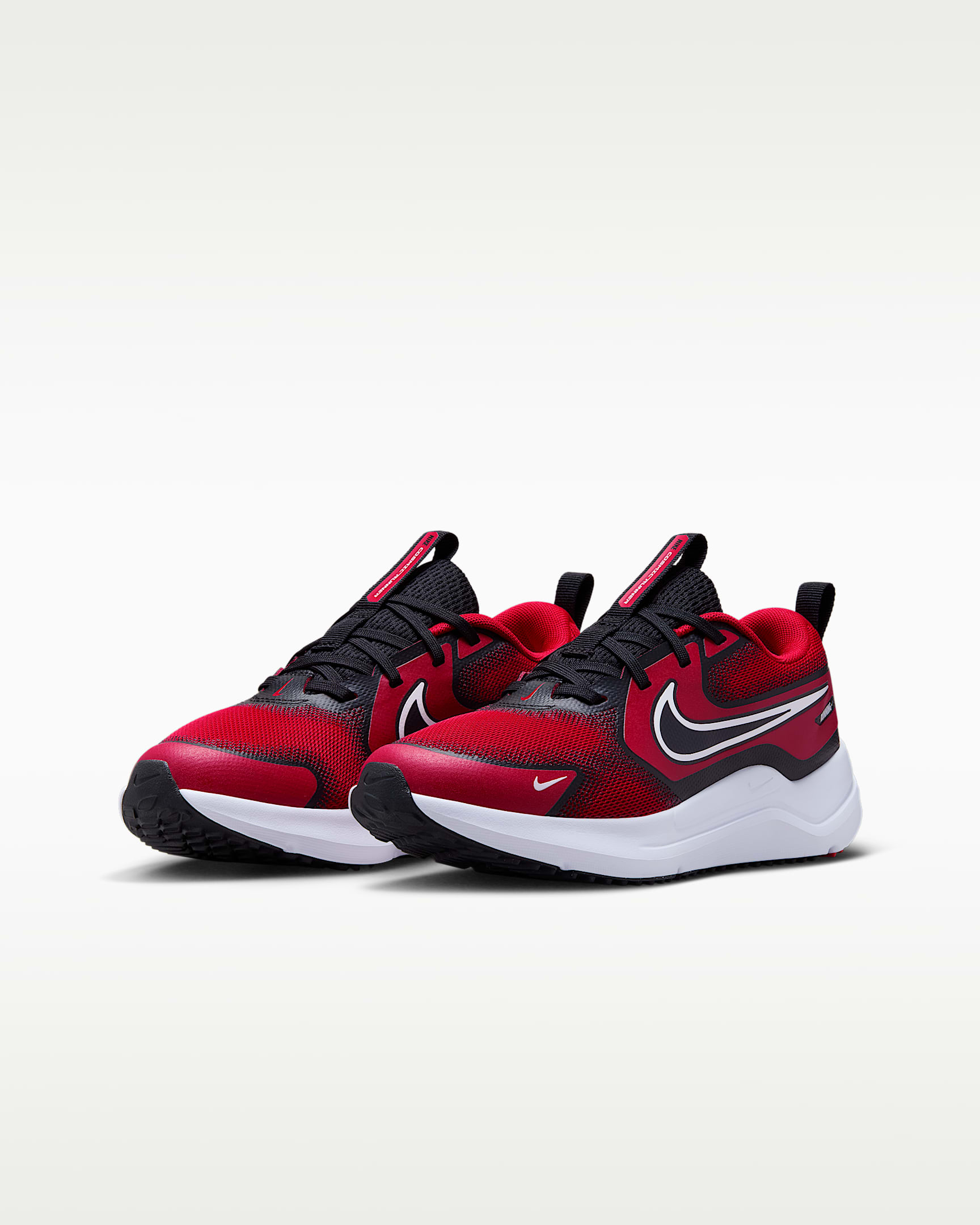 Nike Cosmic Runner Big Kids' Road Running Shoes - University Red/Black/White