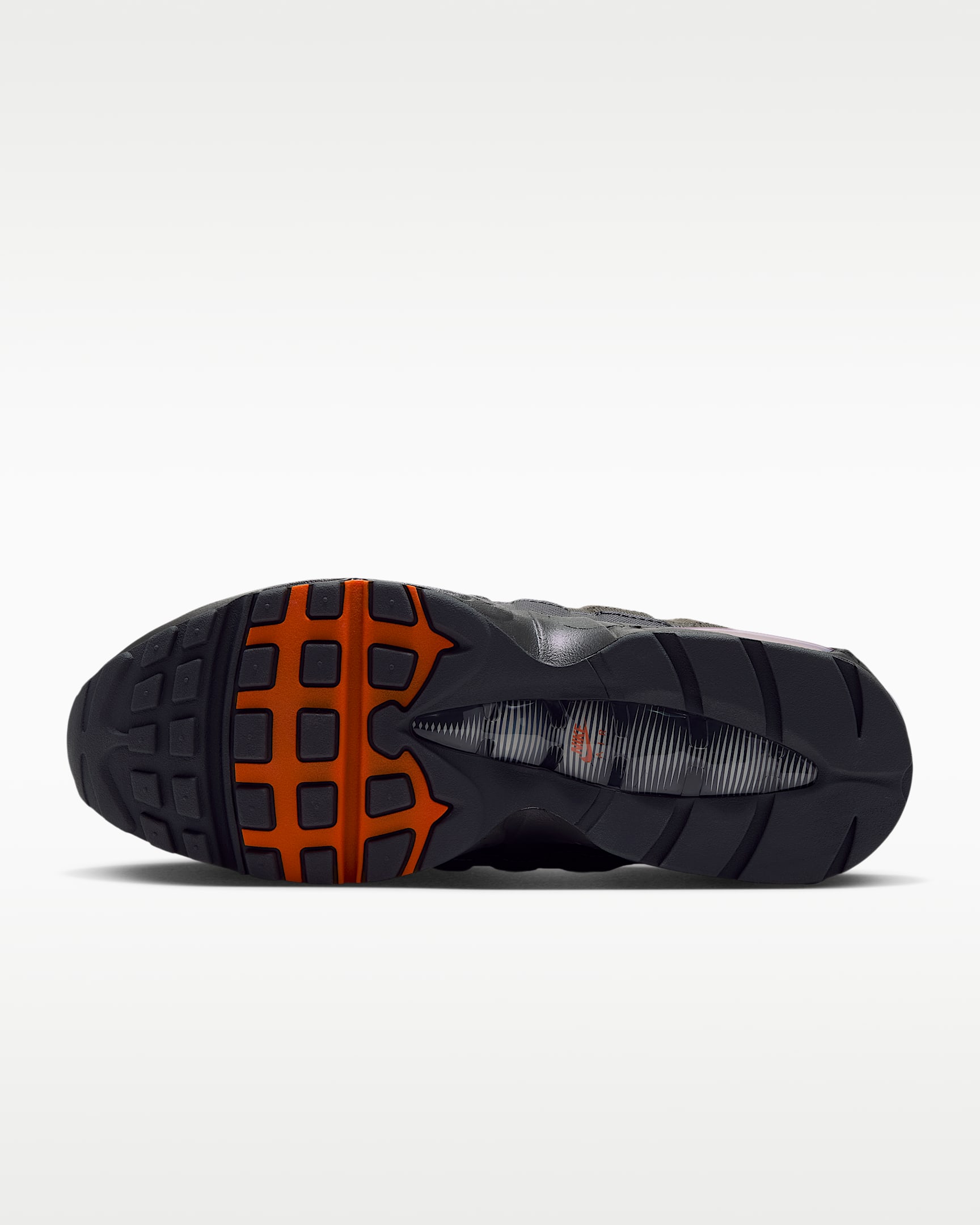 Nike Air Max 95 Big Bubble Men's Shoes - Light Bone/Anthracite/Dark Loden/Safety Orange